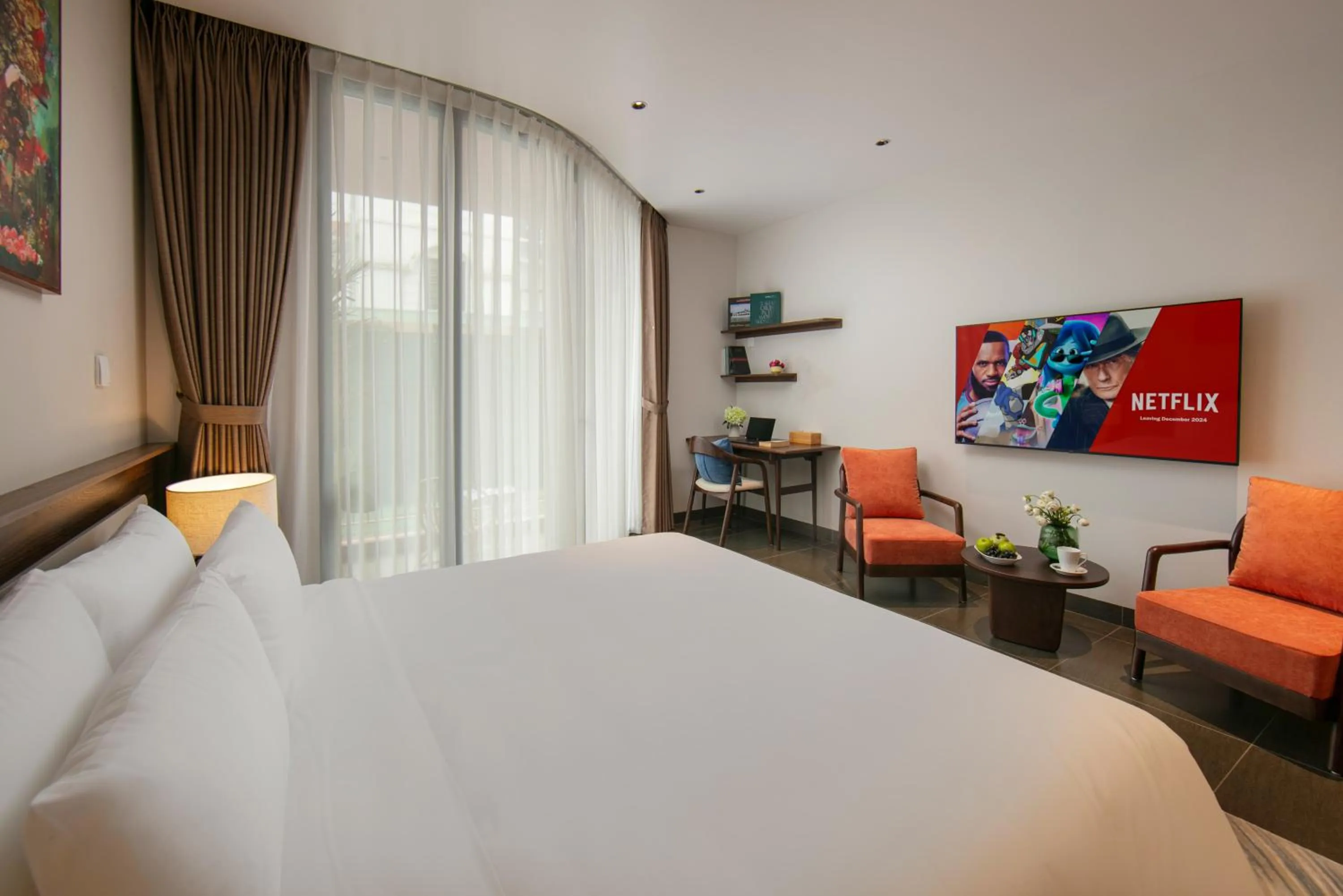 Bed in Hanoi Riverview Boutique Hotel & Apartment