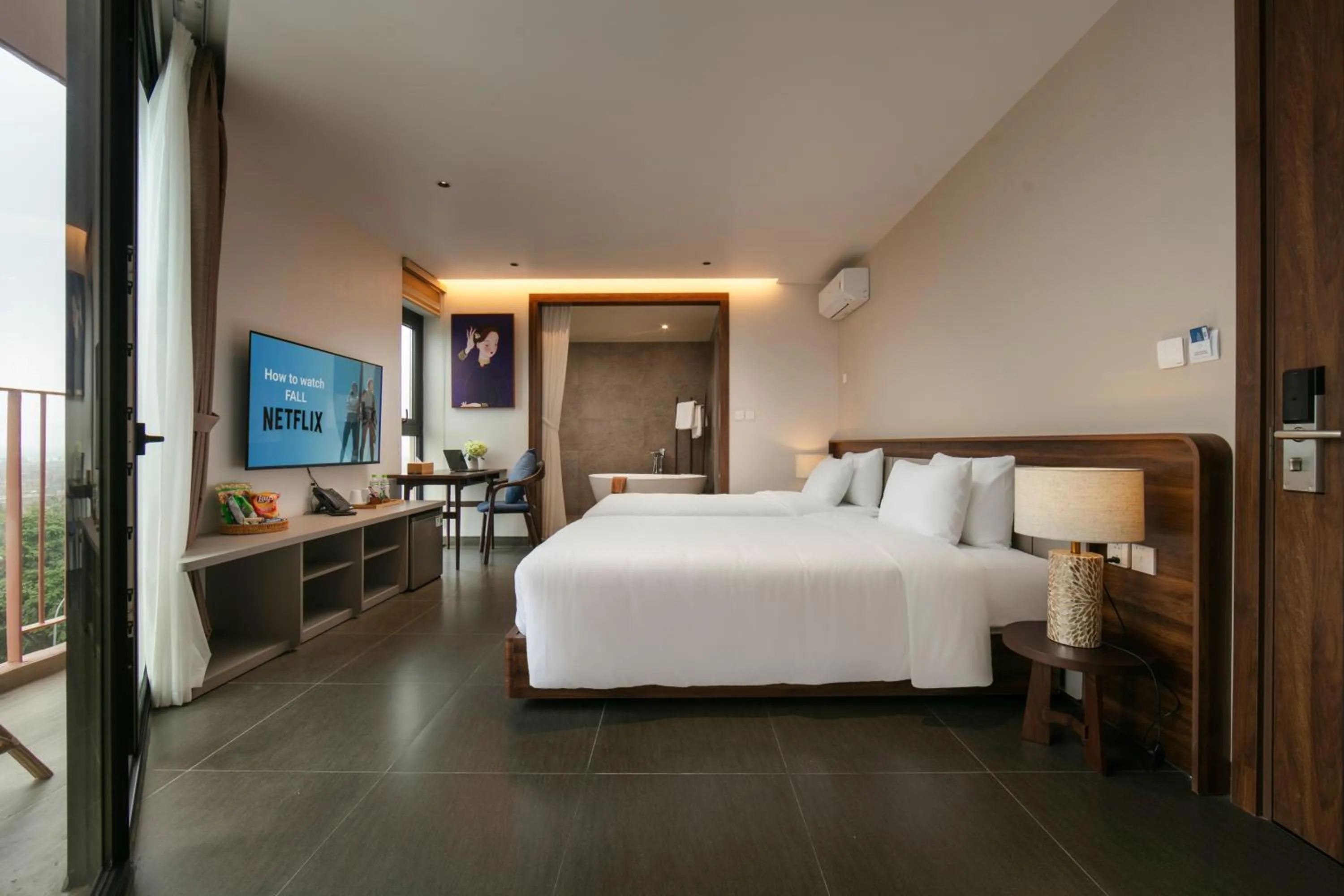 Bed in Hanoi Riverview Boutique Hotel & Apartment