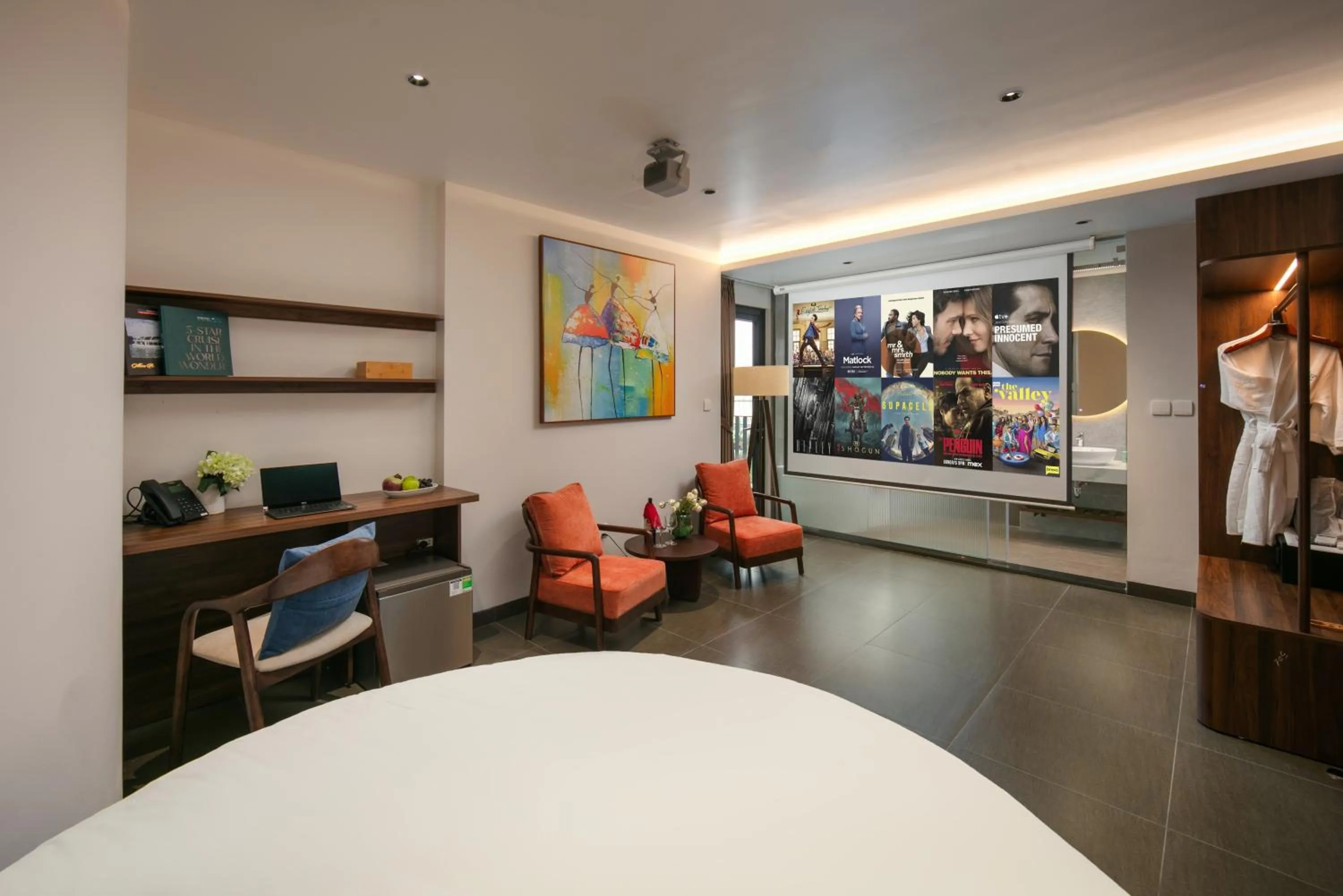 Bed in Hanoi Riverview Boutique Hotel & Apartment