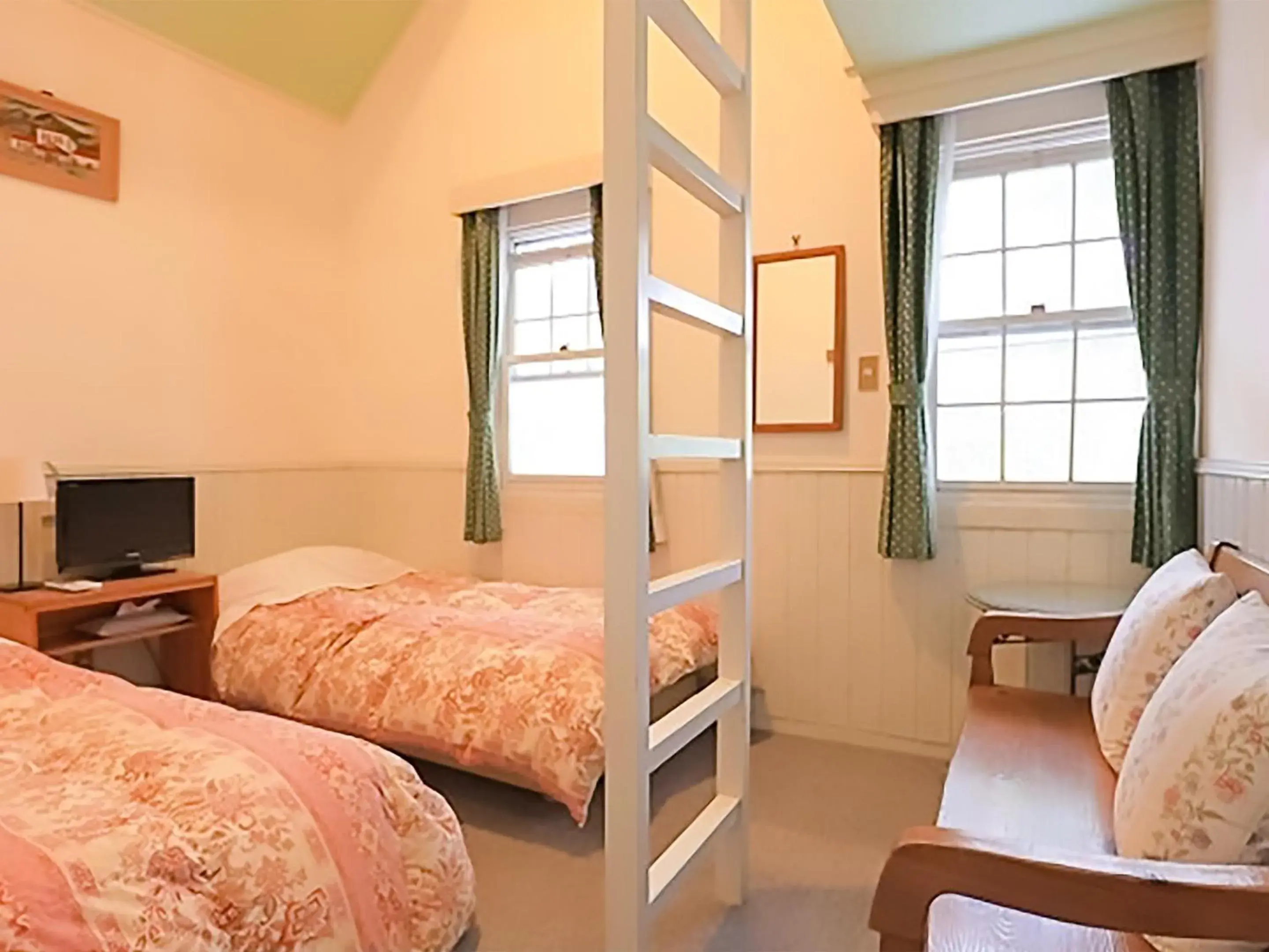 Quadruple Room with Shared Bathroom and Loft Area in Human resort Quadruple Room with Shared Bathroom and Loft Area in Human resort