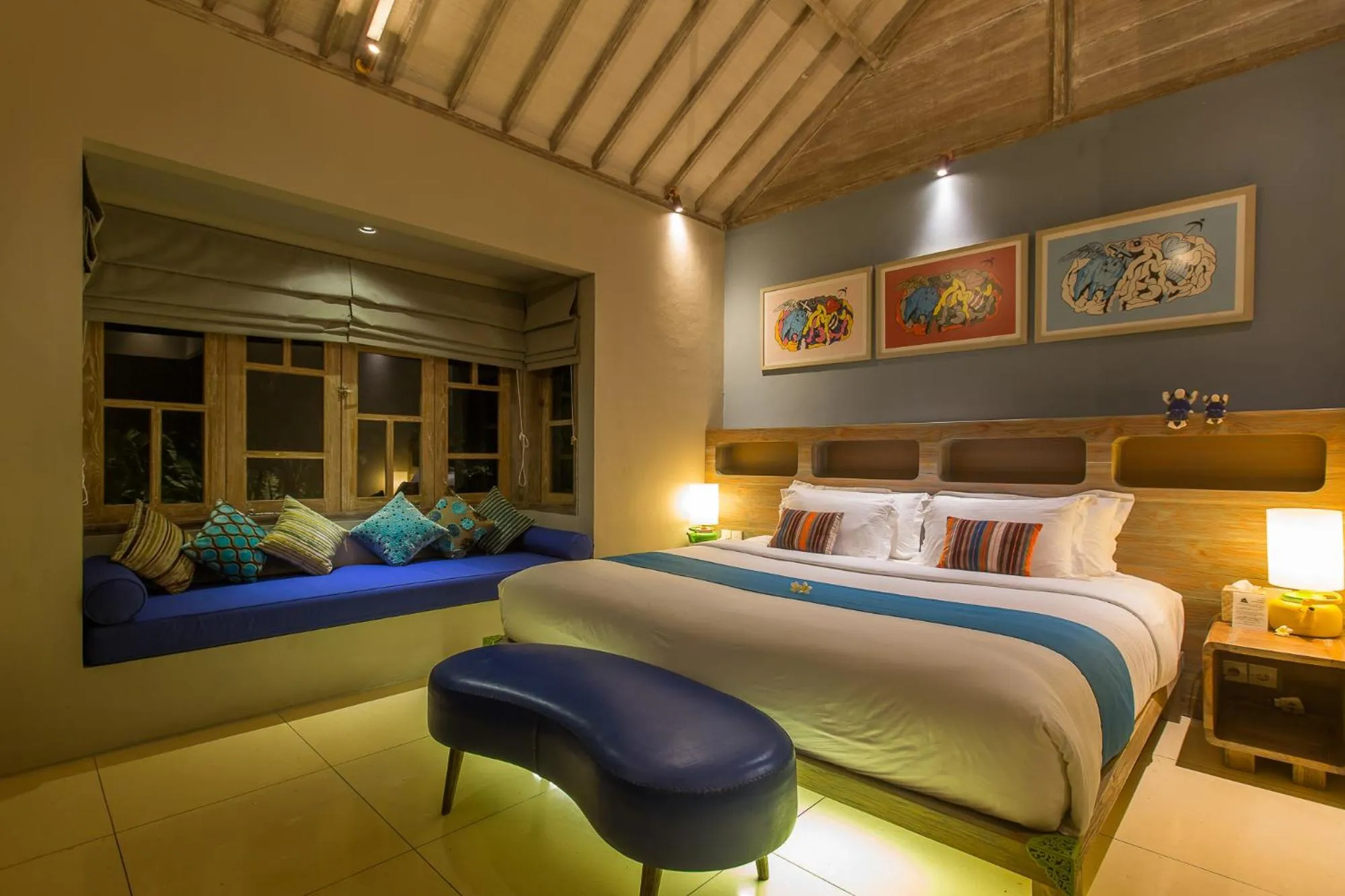 Bedroom, Bed in Villa Sky Li by Nagisa Bali