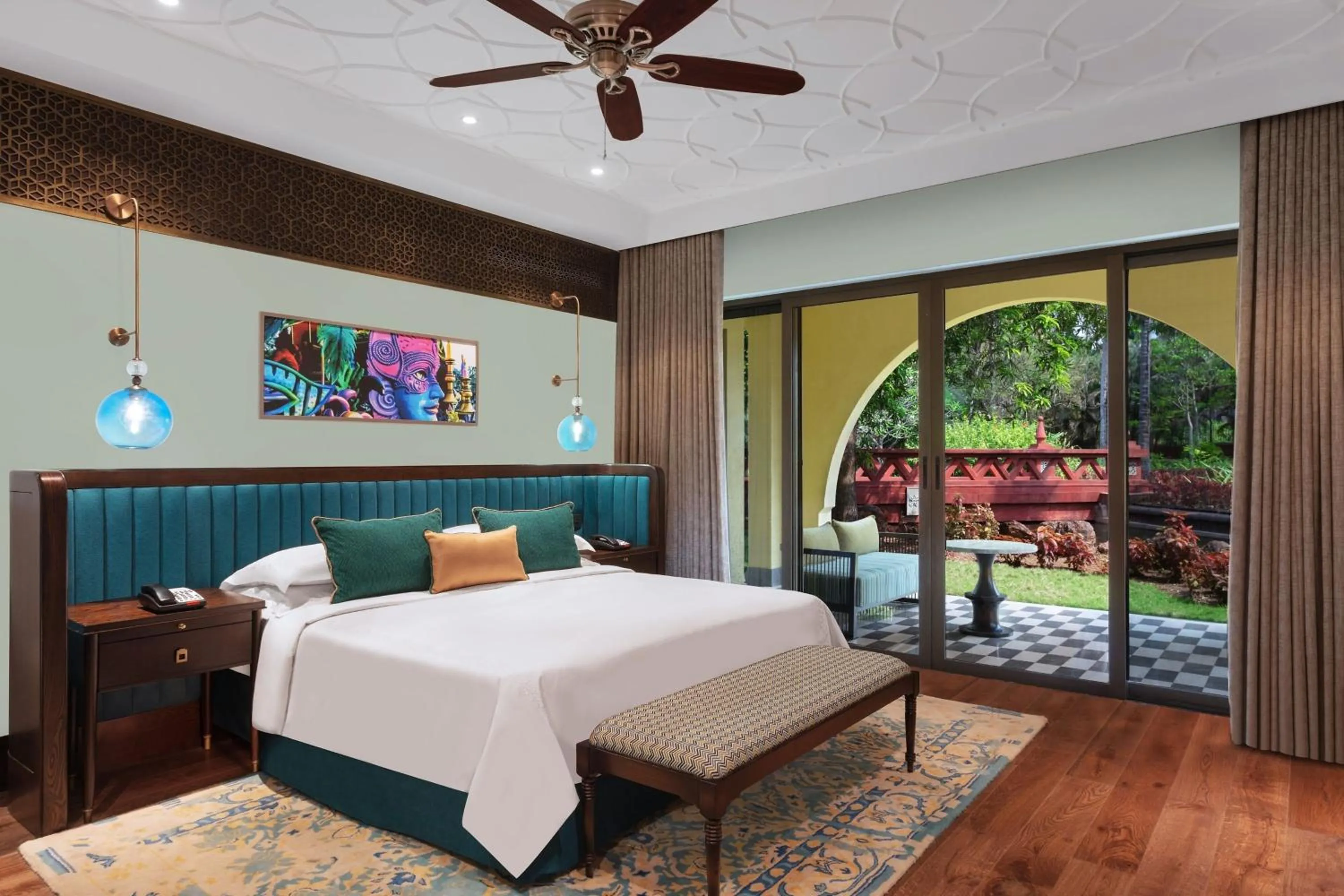 Bedroom, Bed in ITC Grand Goa, a Luxury Collection Resort & Spa, Goa