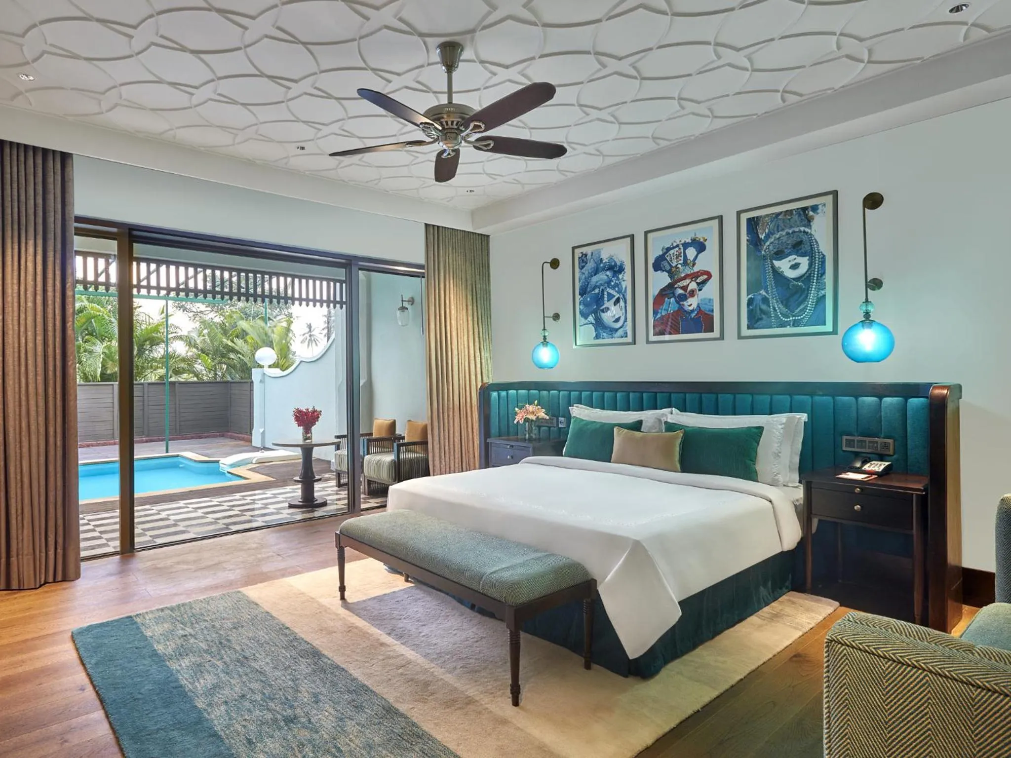 Bedroom, Bed in ITC Grand Goa, a Luxury Collection Resort & Spa, Goa