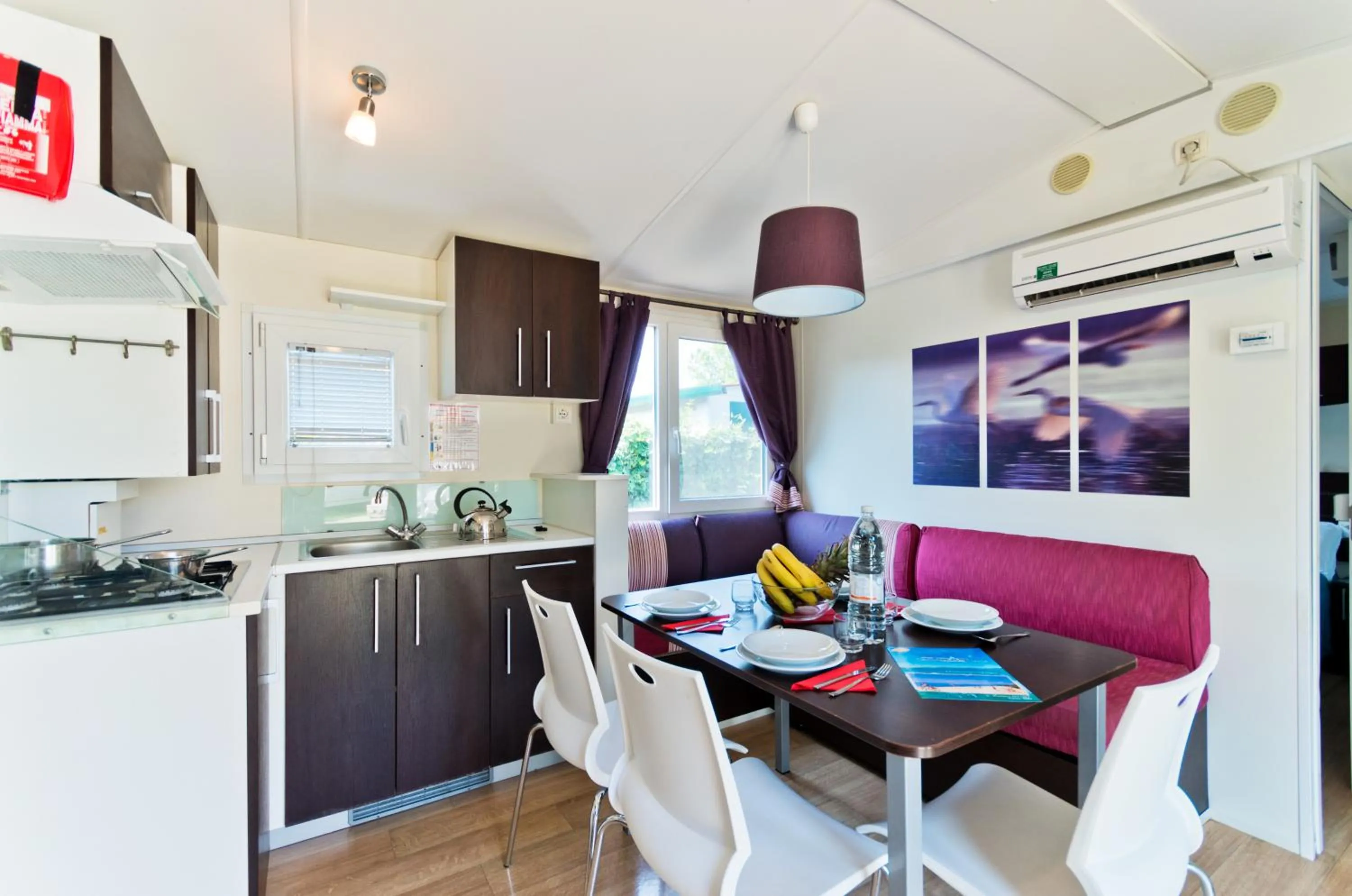 Kitchen or kitchenette in Campeggio del Garda