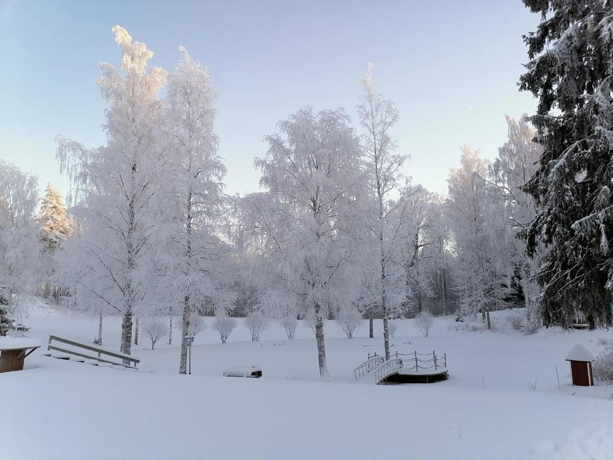 Natural landscape in Hostel Mansikka