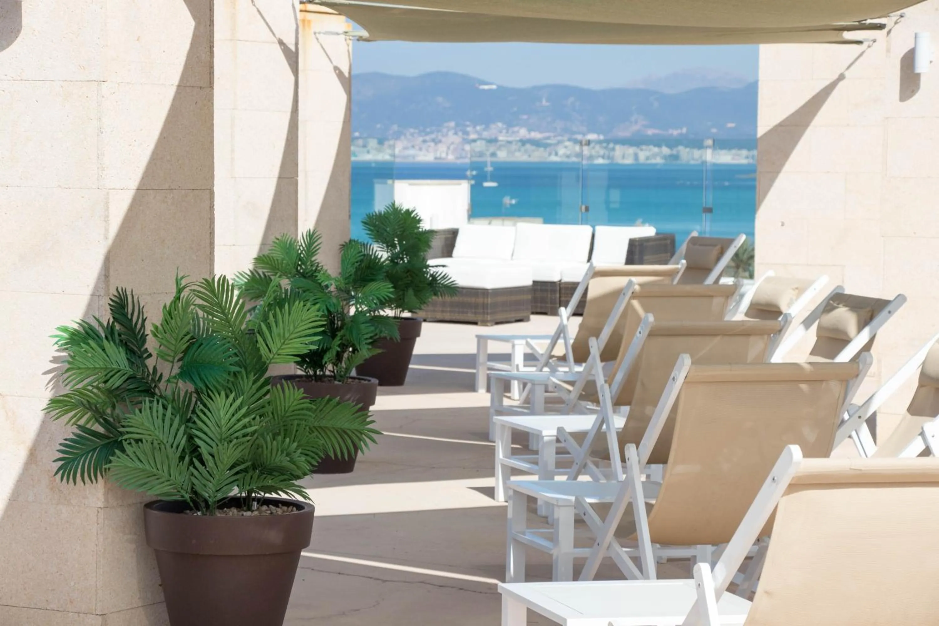 Balcony/Terrace in Houm Nets - Adults Only