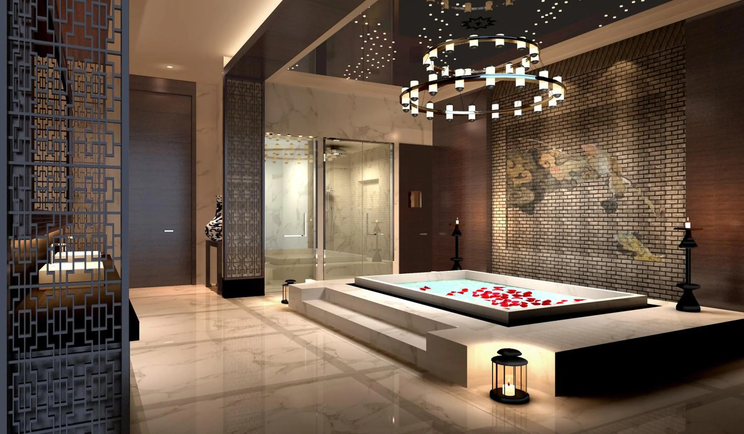 Bathroom in Xi'an Airport Hotel