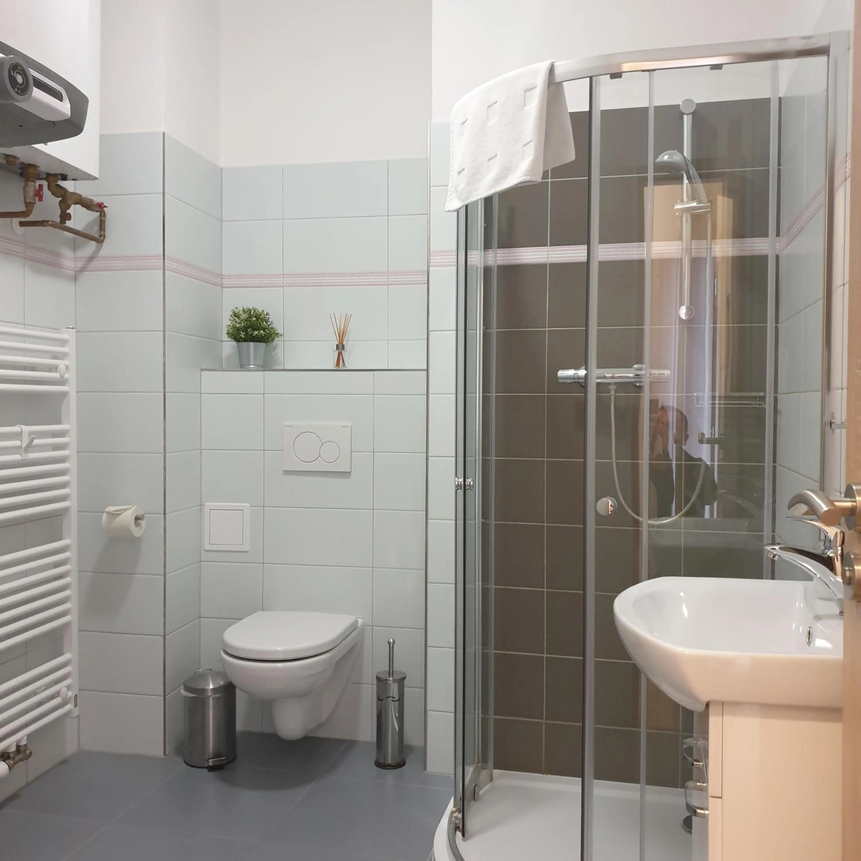 Shower in Greg Apartments Kampa Prague