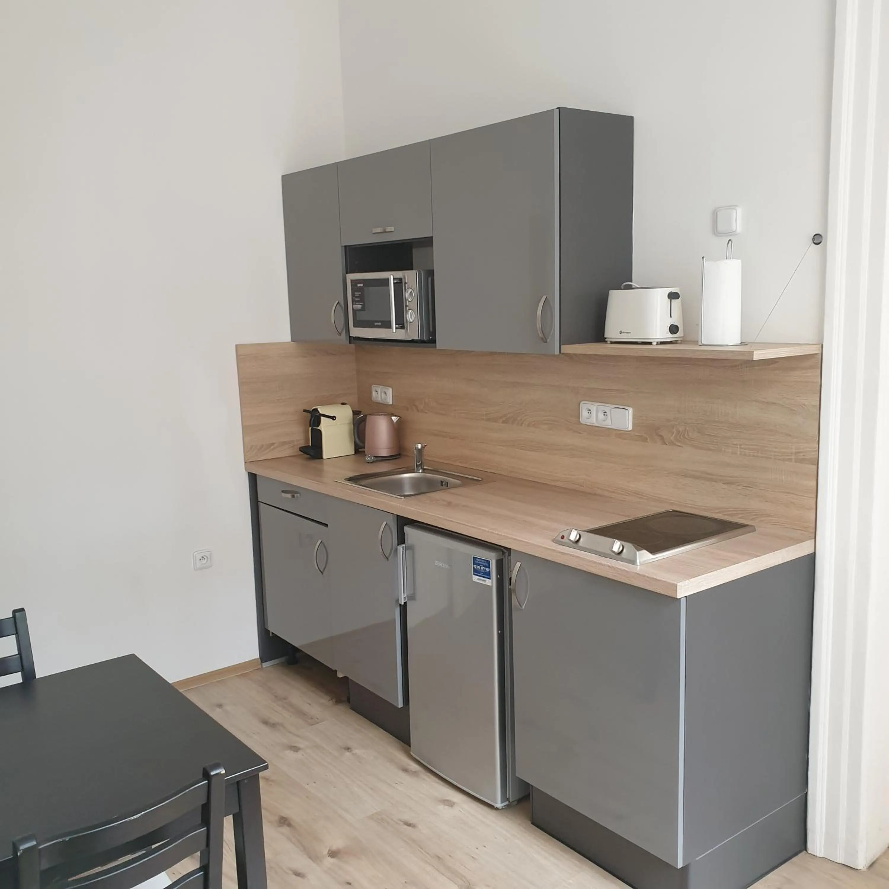 Kitchen or kitchenette in Greg Apartments Kampa Prague
