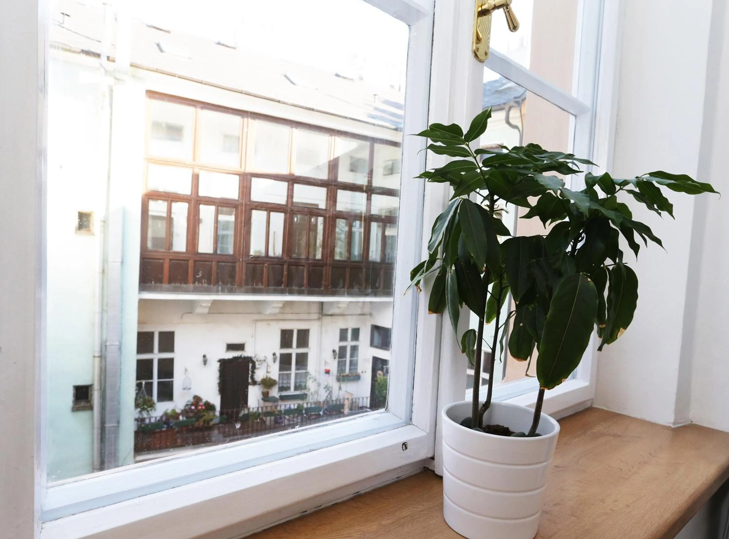 Inner courtyard view in Greg Apartments Kampa Prague