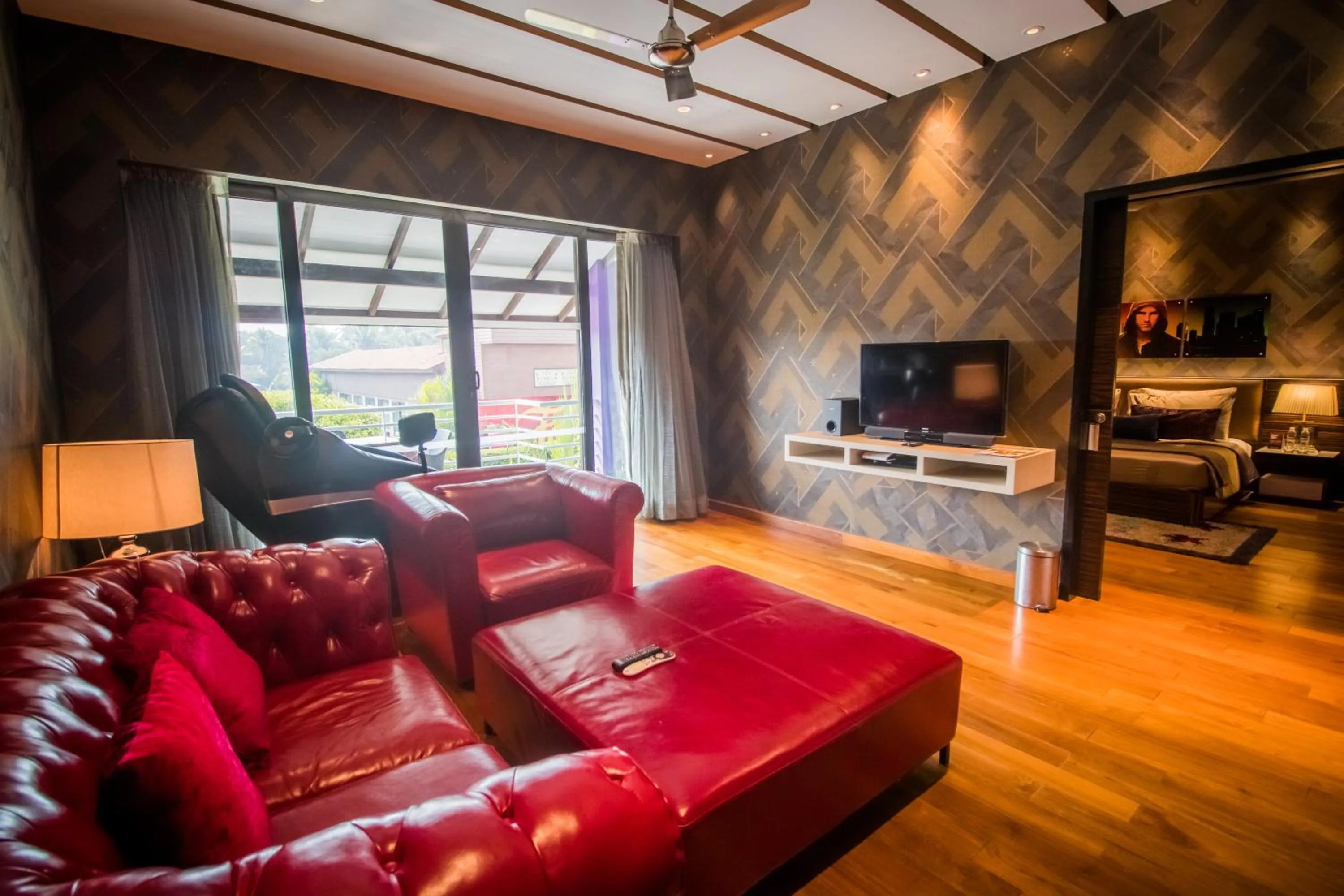 Living room in Planet Hollywood Beach Resort Goa