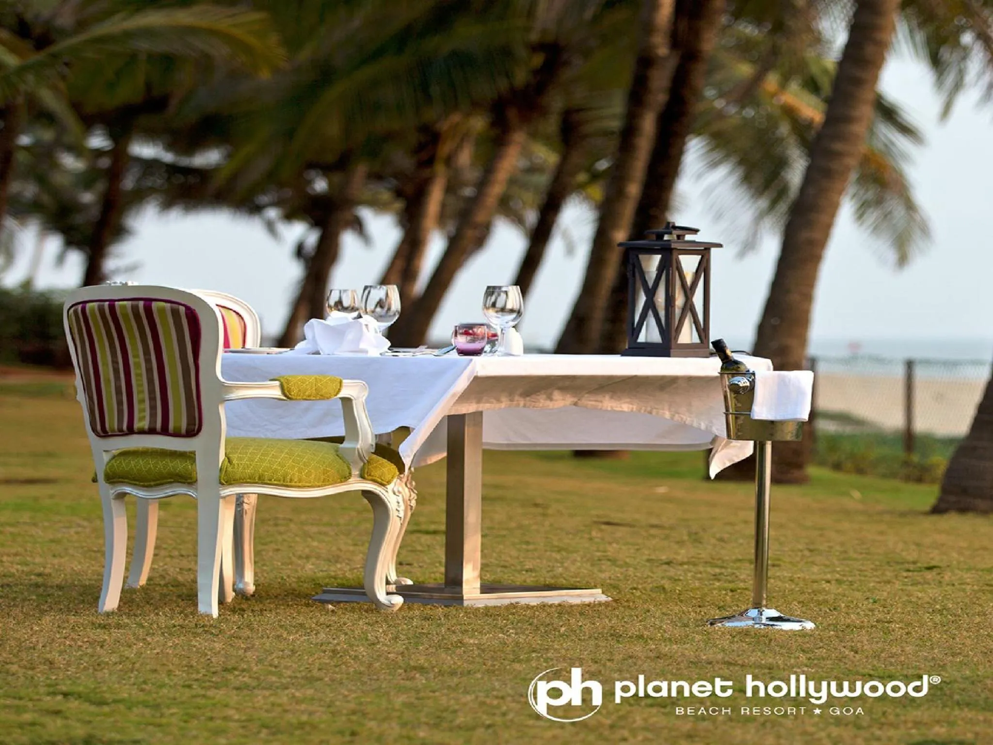 Garden view in Planet Hollywood Beach Resort Goa