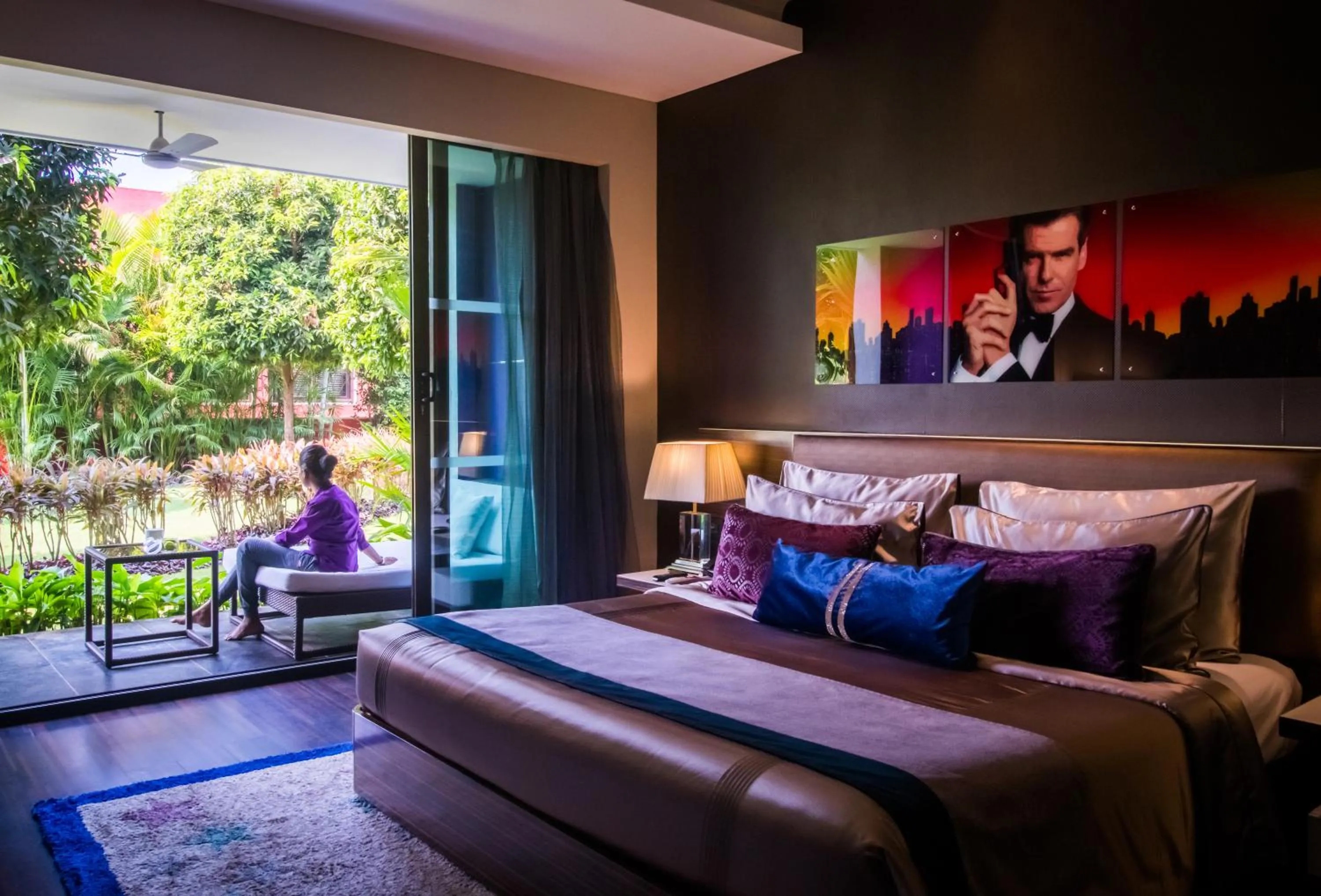 Garden view in Planet Hollywood Beach Resort Goa