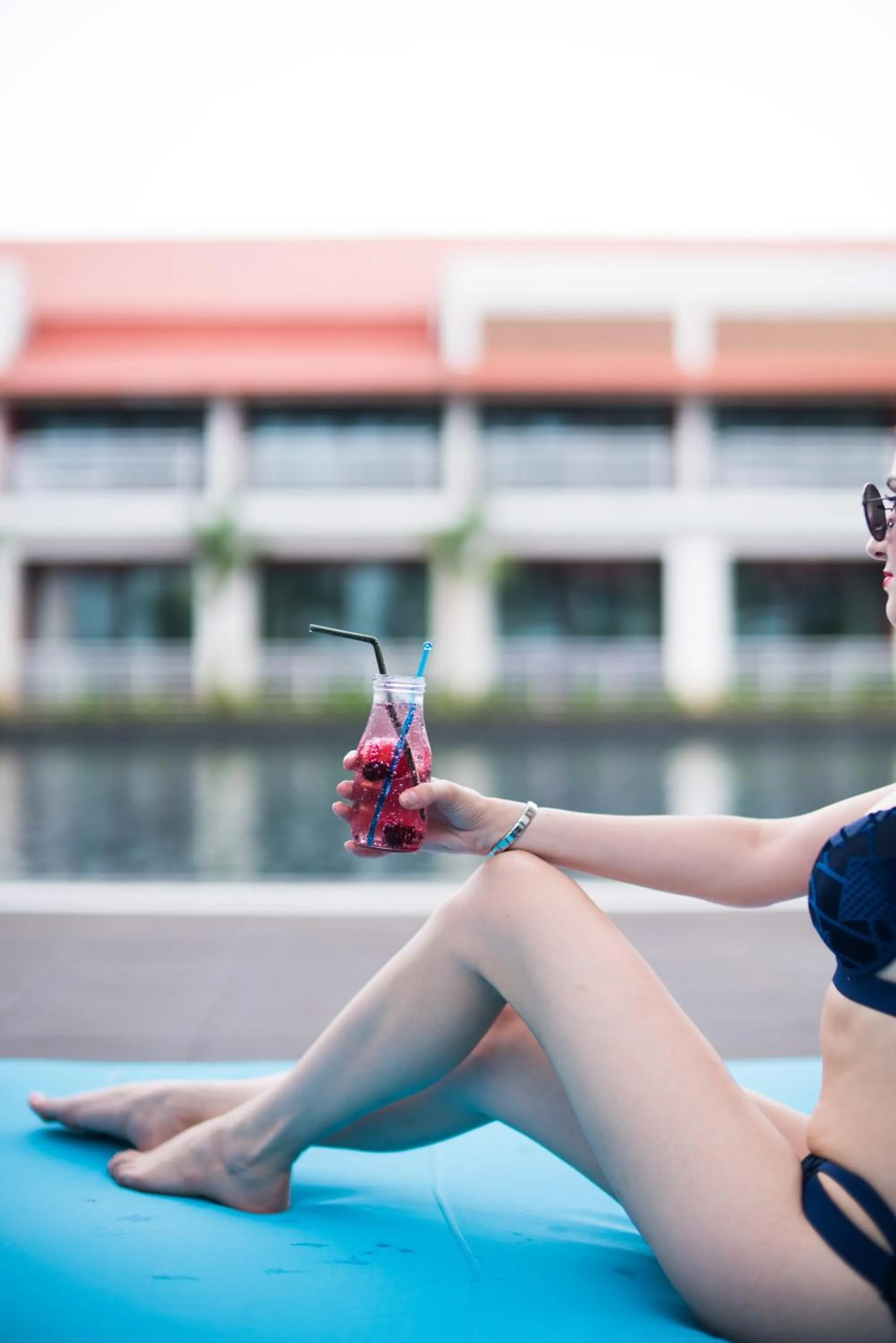 Pool view in Planet Hollywood Beach Resort Goa