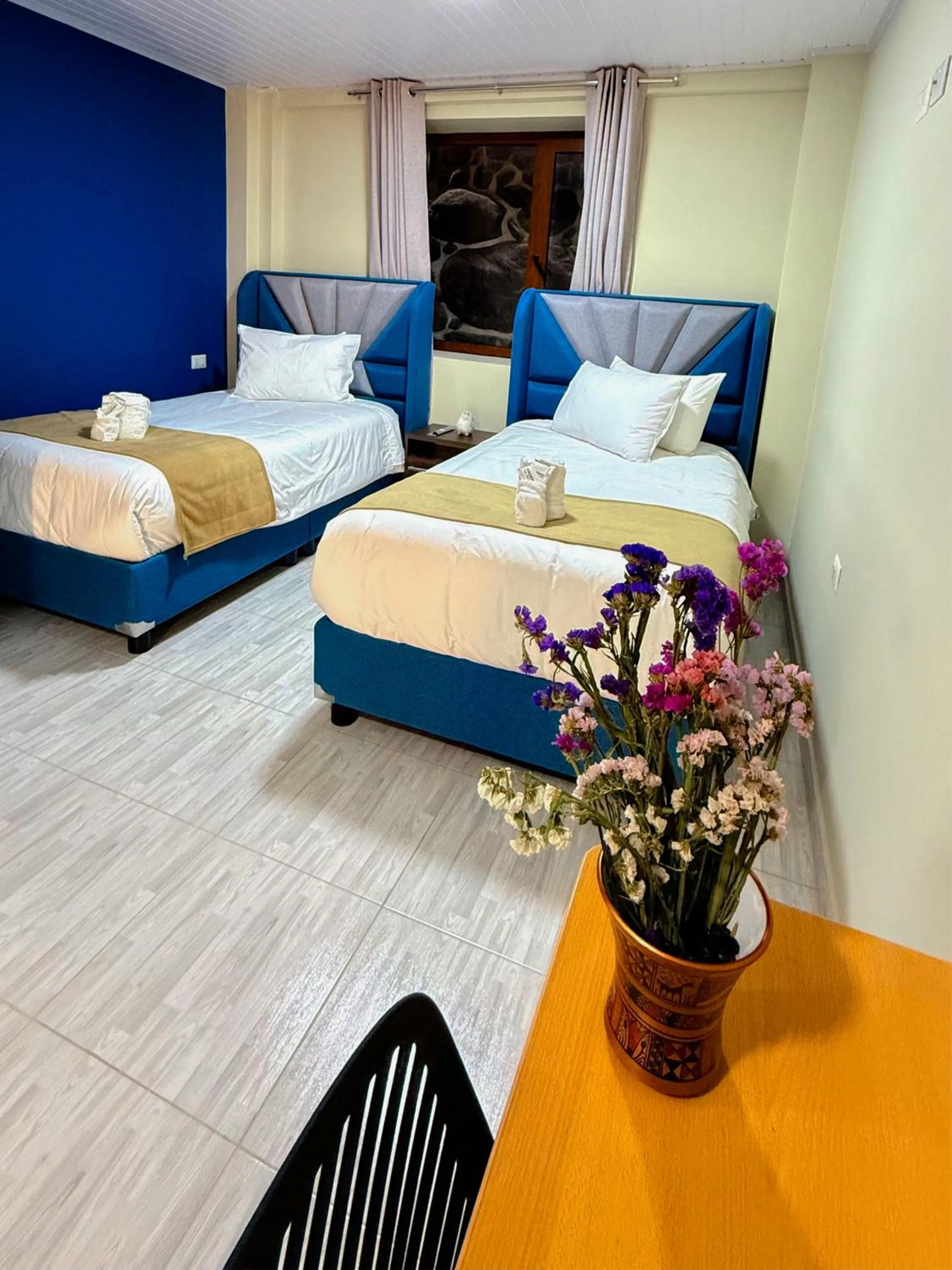 Bed in Andenes del Inca Hotel