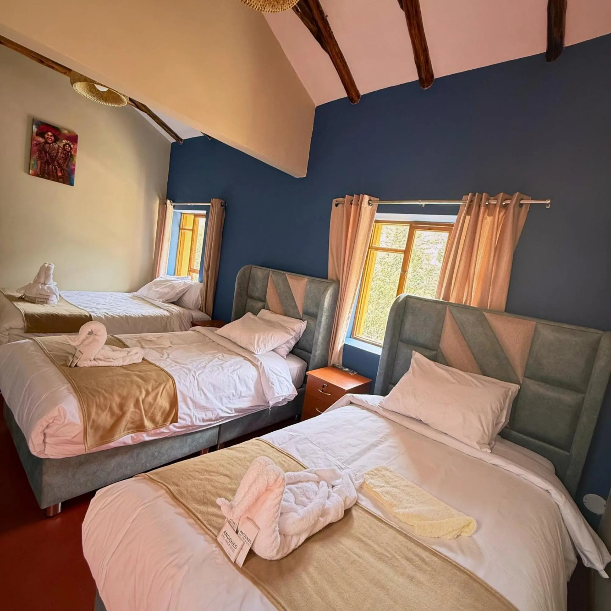 Photo of the whole room, Bed in Andenes del Inca Hotel
