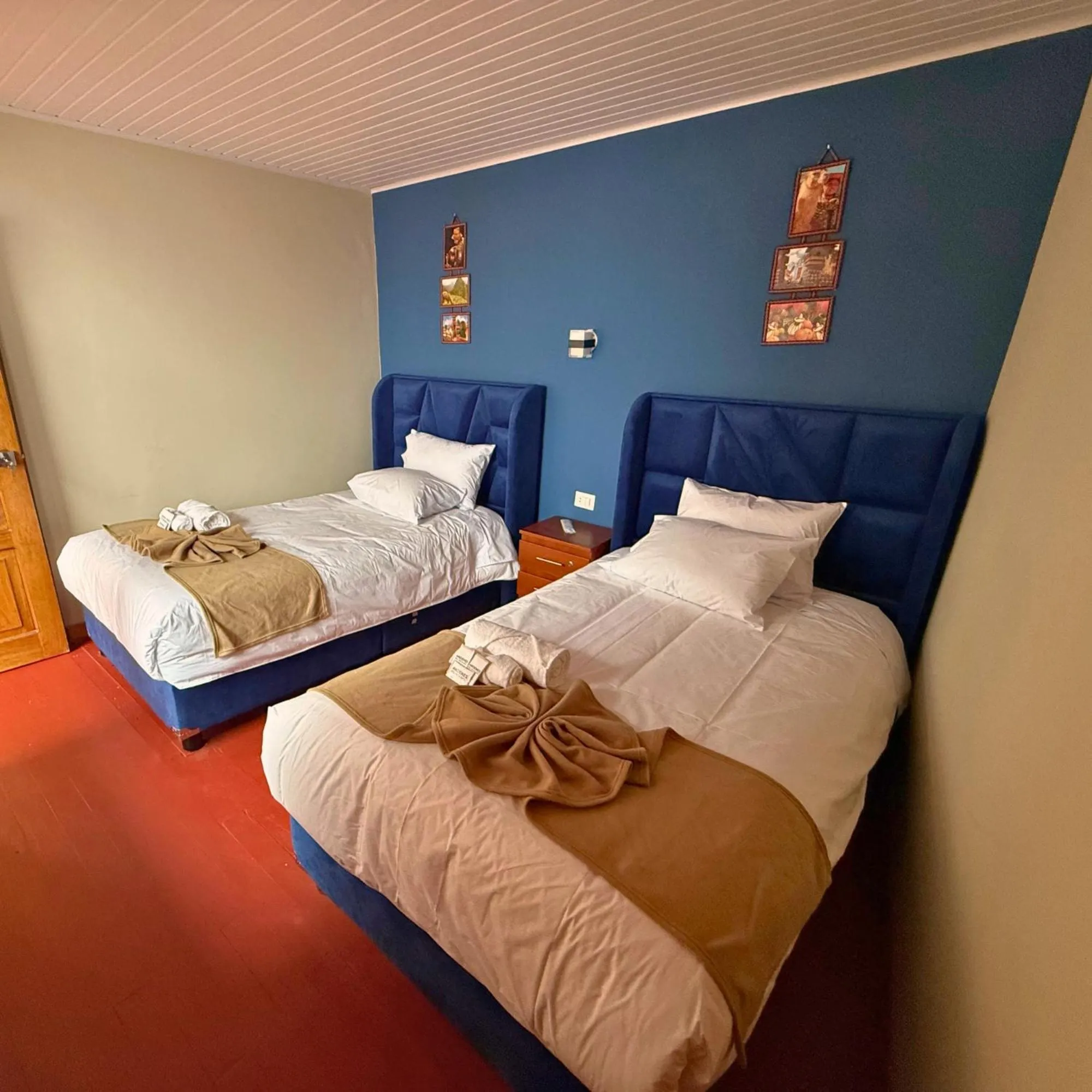 Bed in Andenes del Inca Hotel