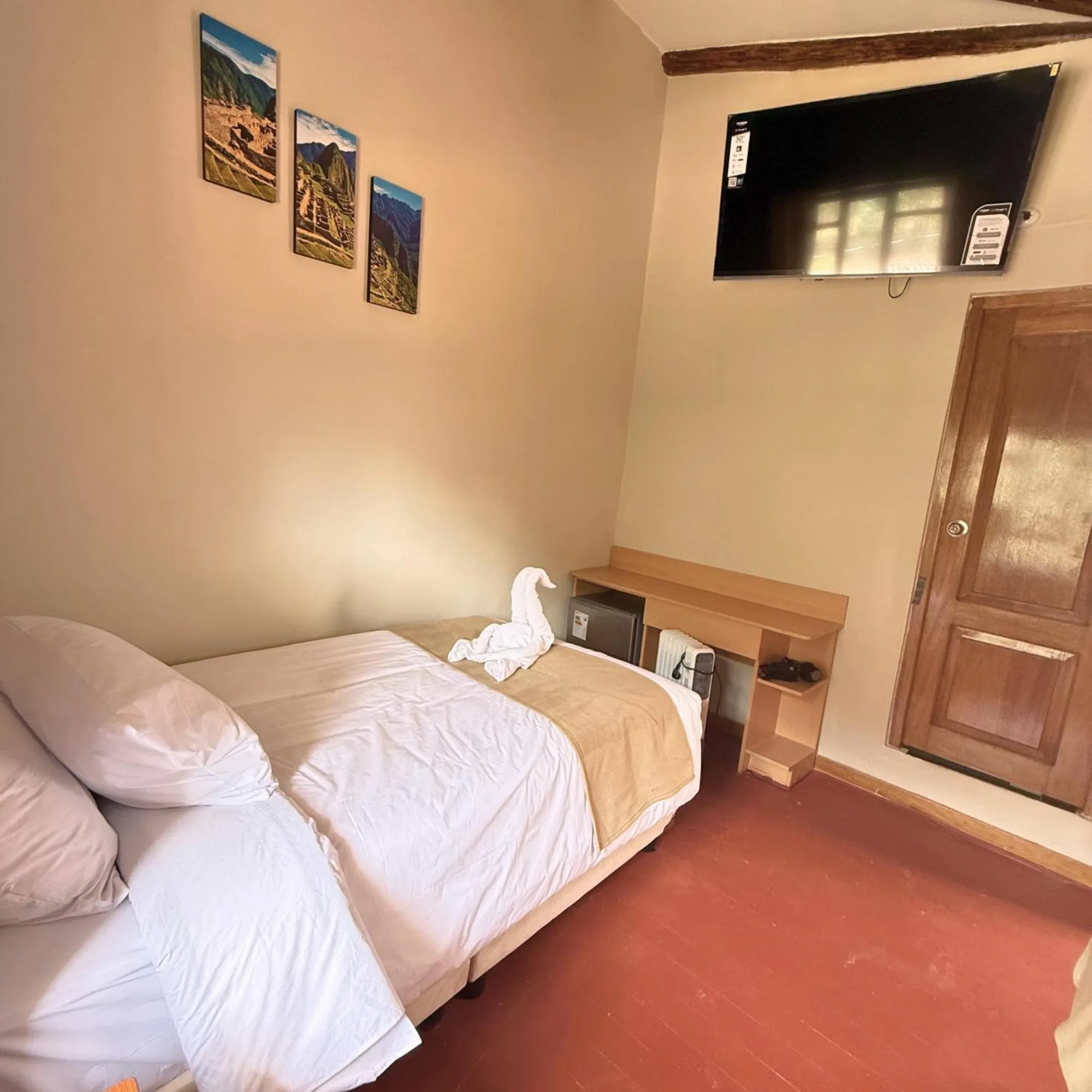 Bed in Andenes del Inca Hotel