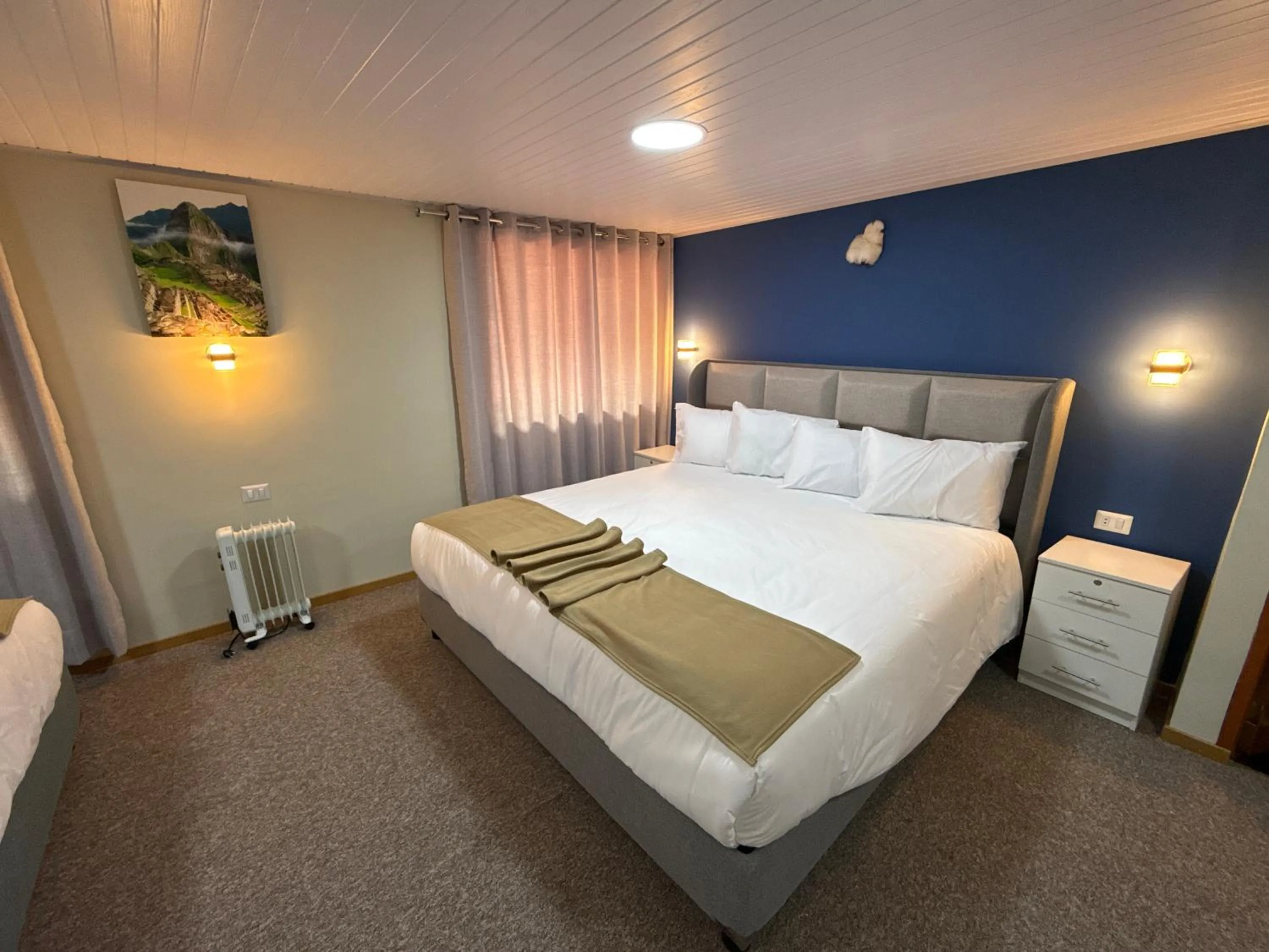 Bed in Andenes del Inca Hotel