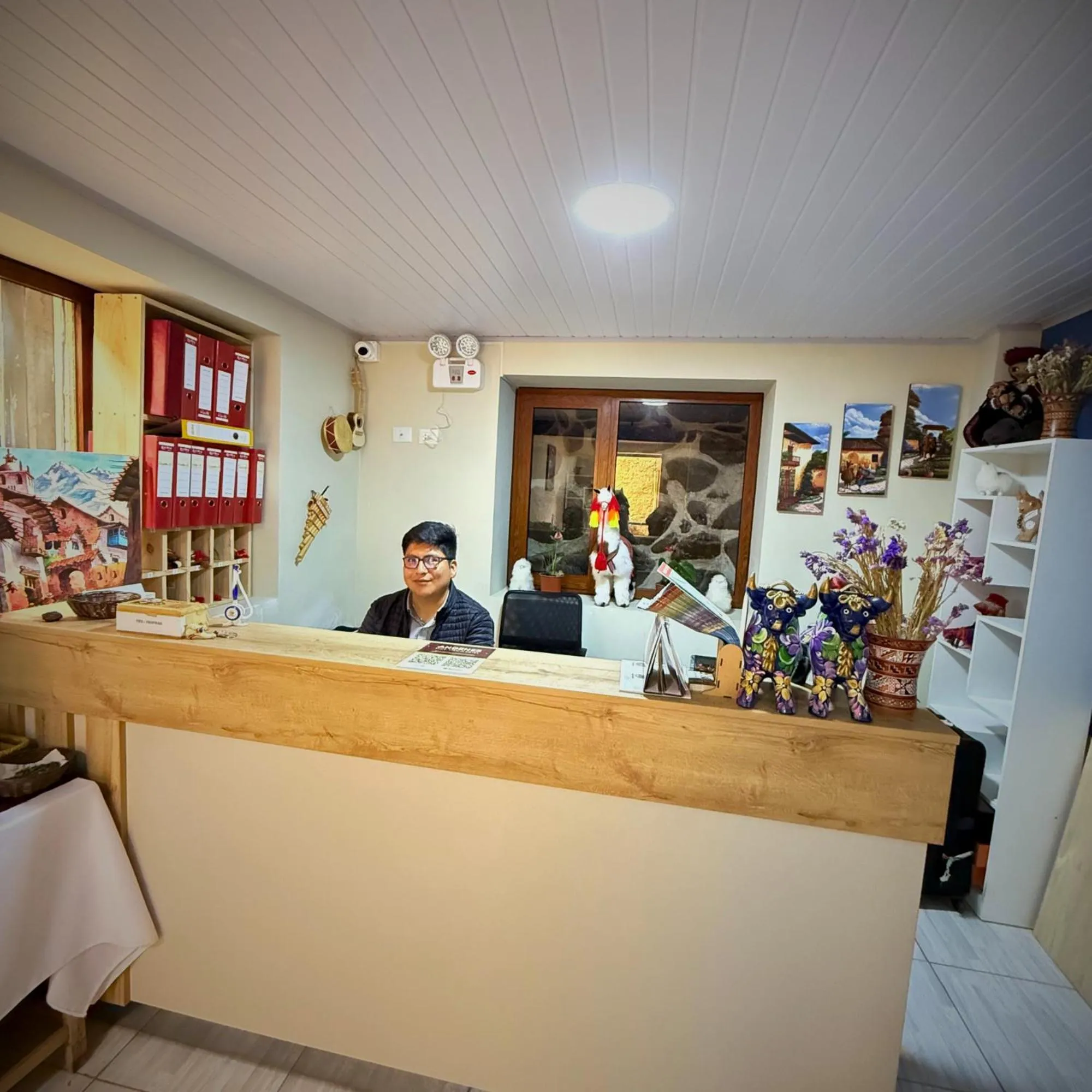 Lobby or reception in Andenes del Inca Hotel