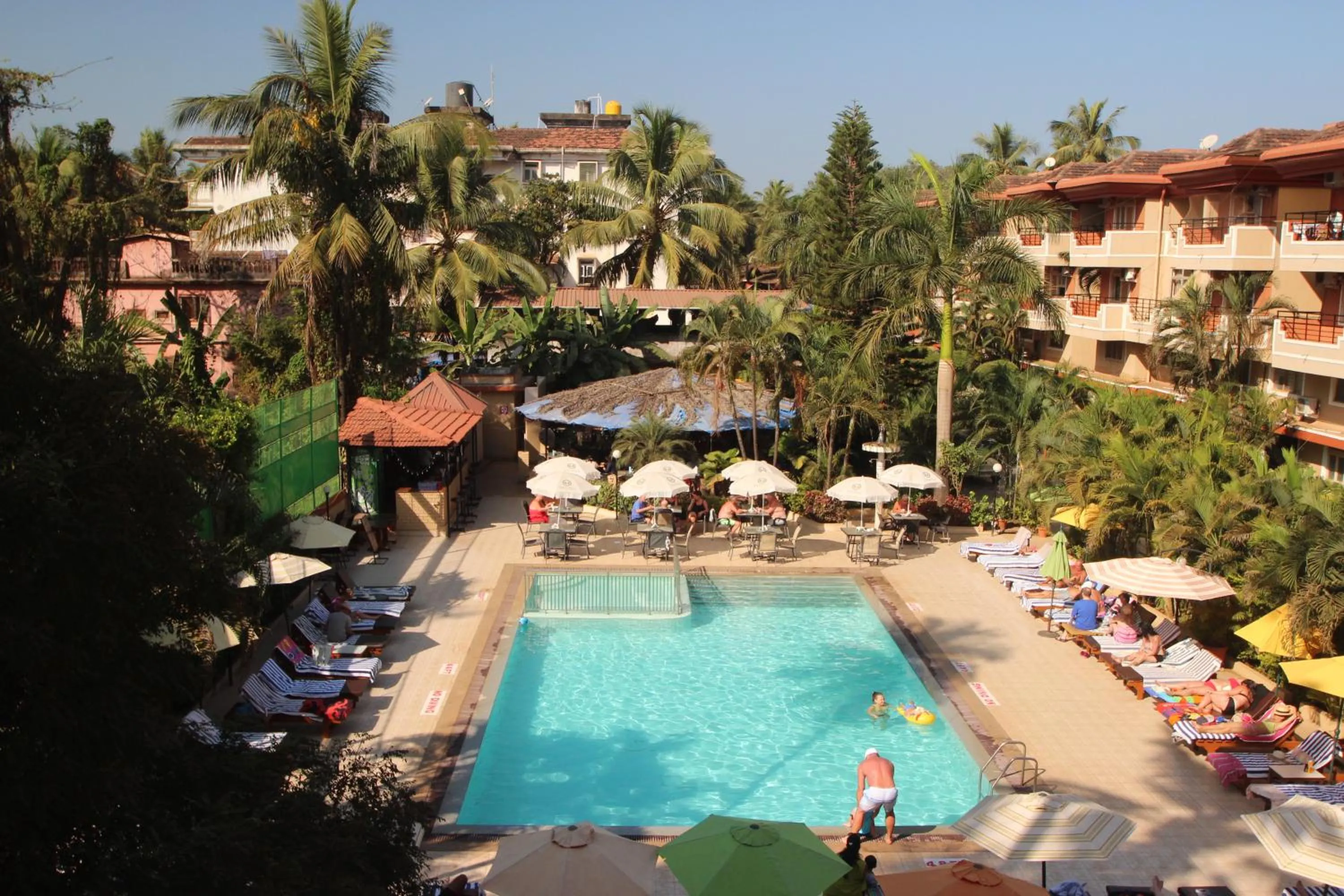 Pool view in Somy Plaza Calangute Goa - Formerly Somy Resort