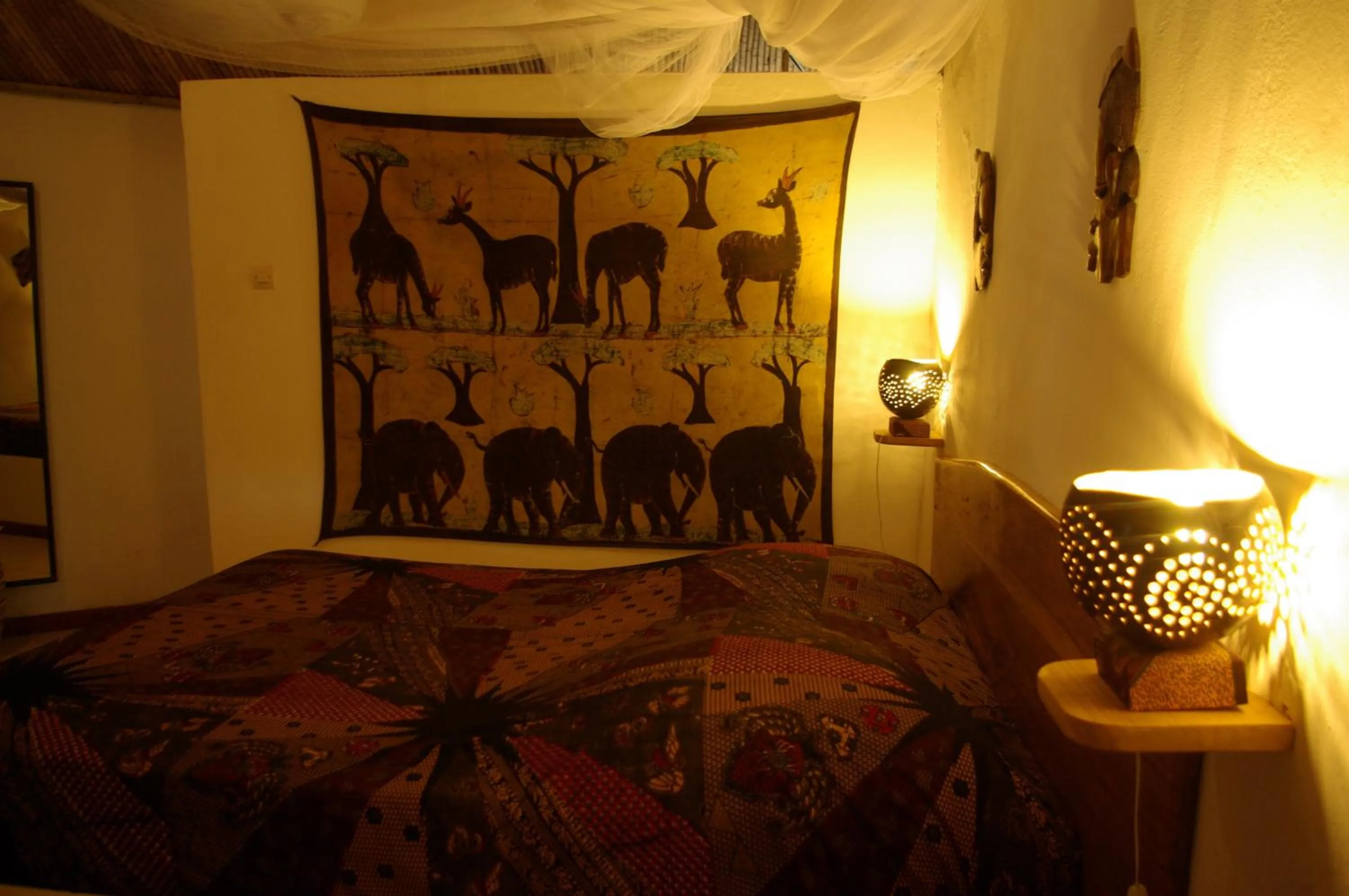 Bedroom, Bed in Bed and breakfast Keur Niaye