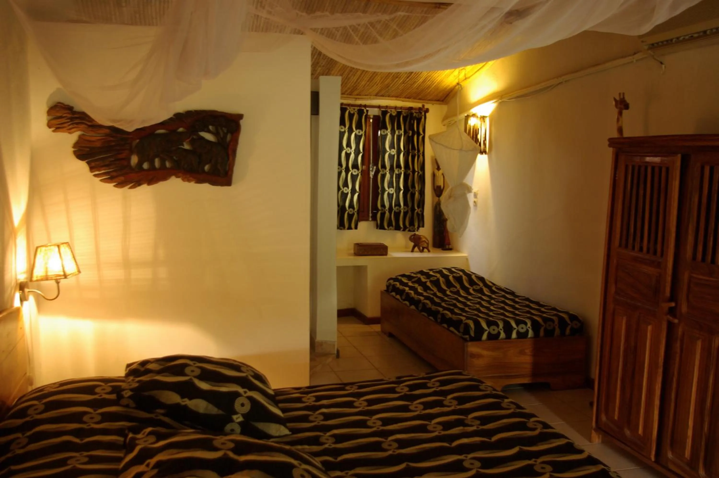Bedroom, Bed in Bed and breakfast Keur Niaye