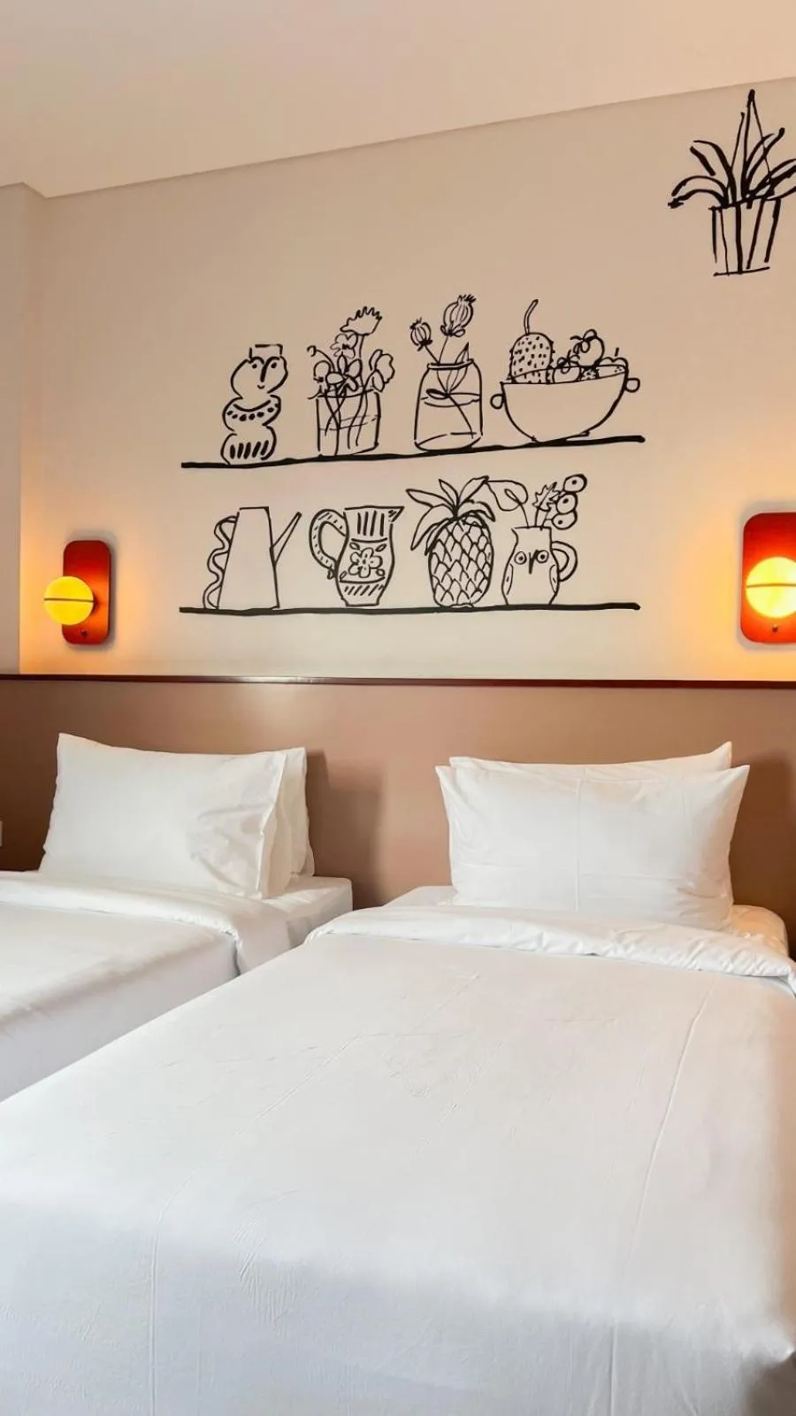 Bed in Kotta GO Hotel Tegal