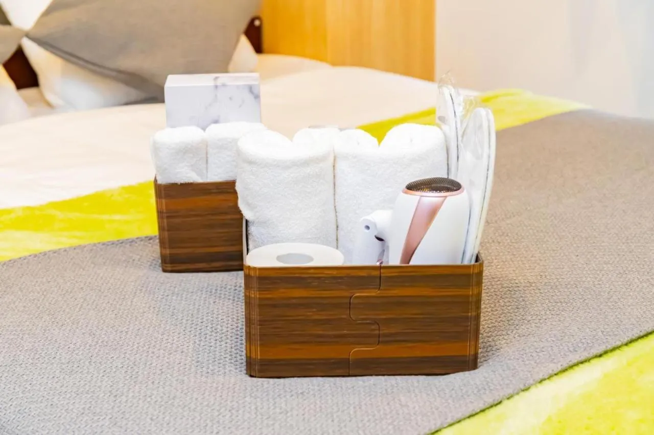 towels, Bed in JA Hotel Tennoji