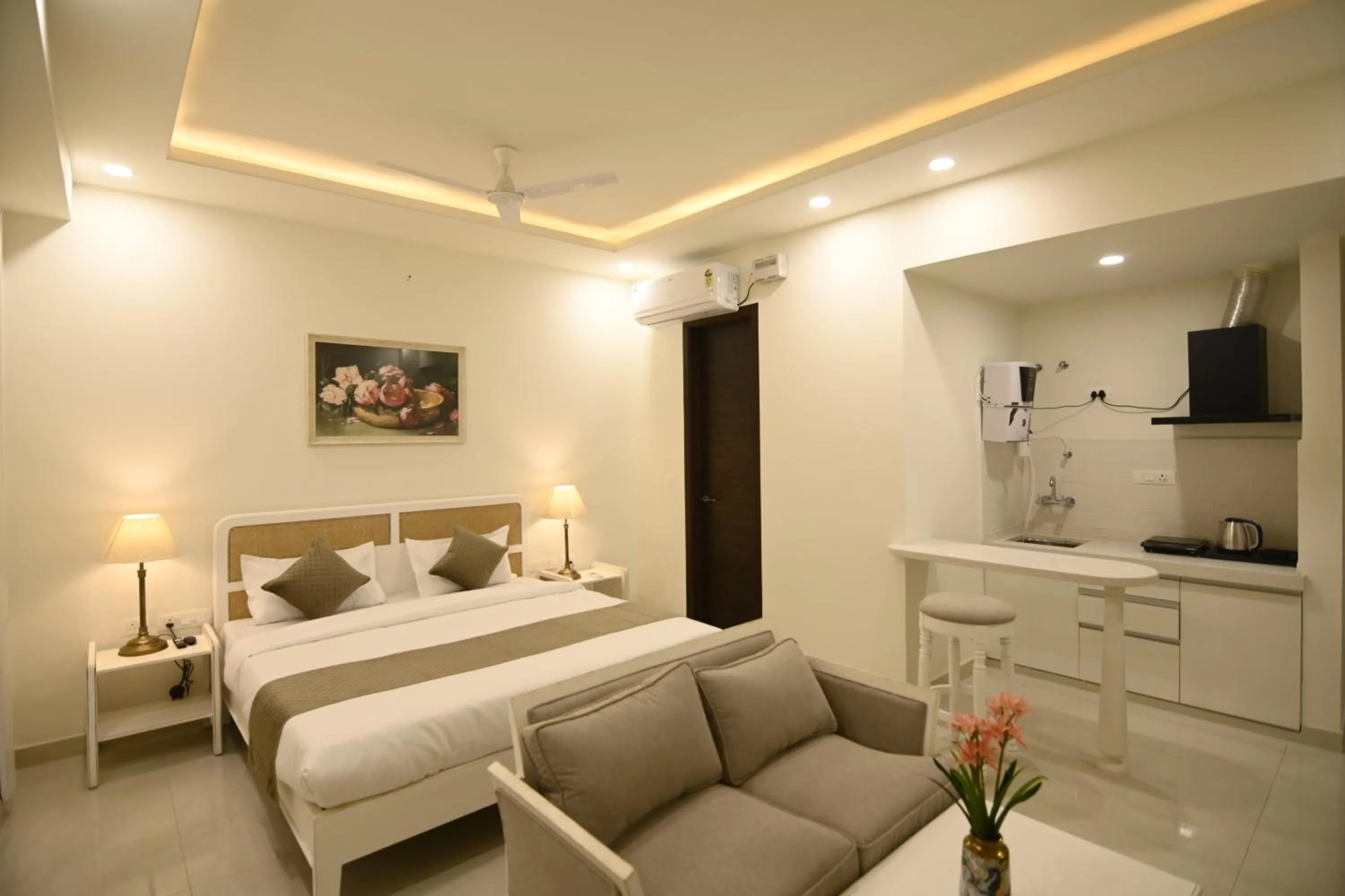 Kitchen or kitchenette, Bed in Casa99