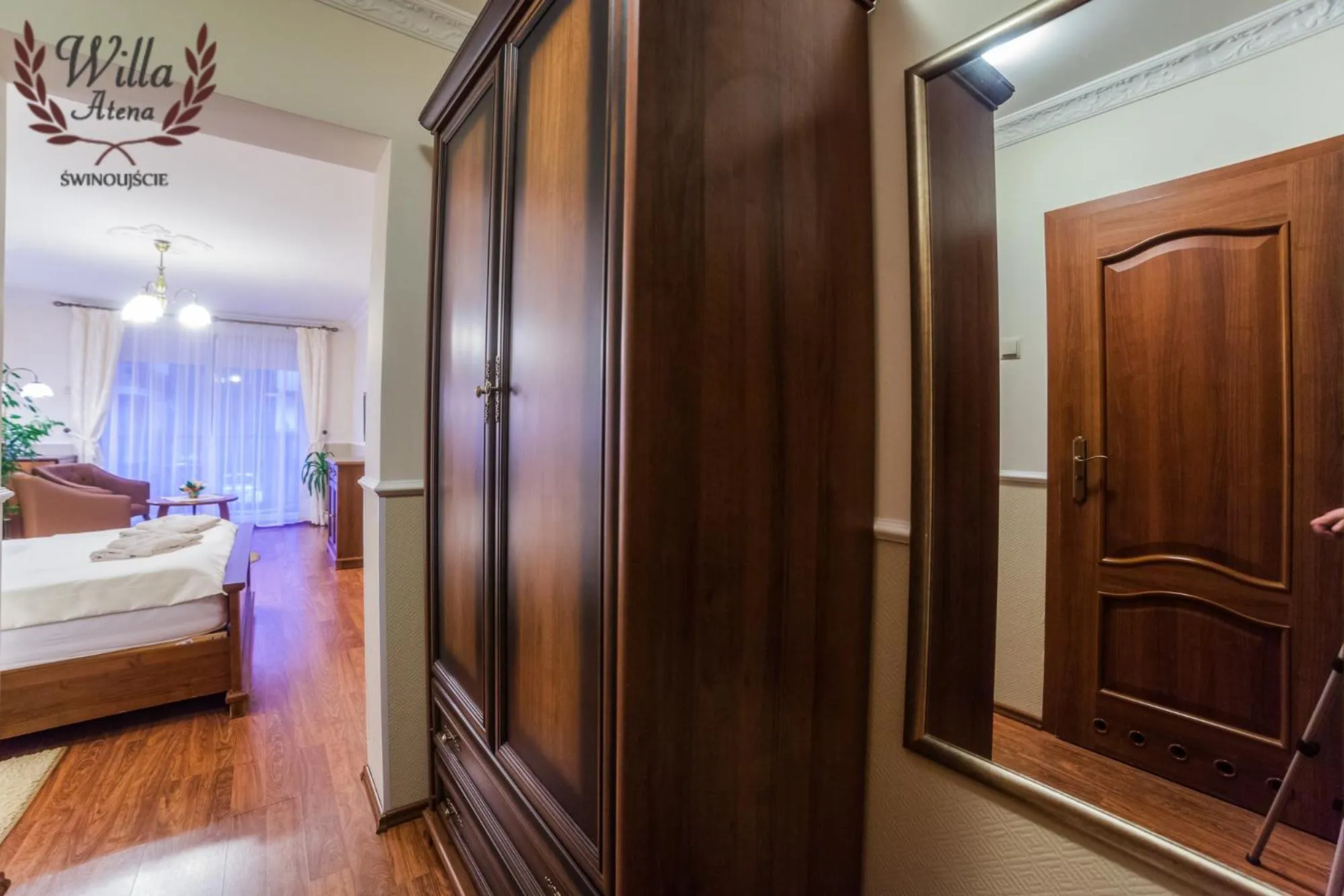 Photo of the whole room, Bed in Willa Atena