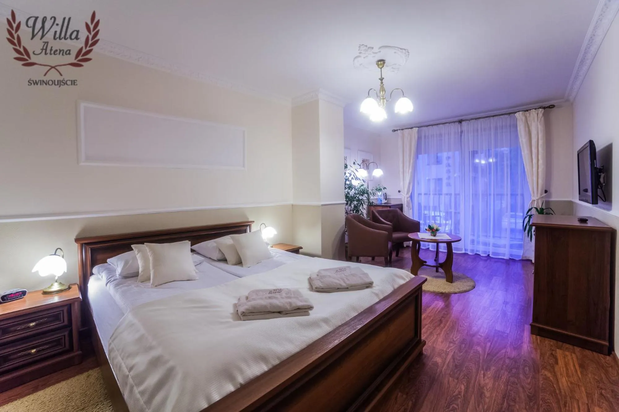 Photo of the whole room, Bed in Willa Atena