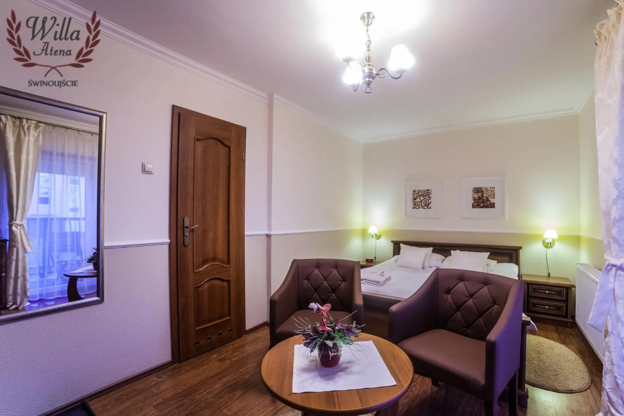 Photo of the whole room, Bed in Willa Atena