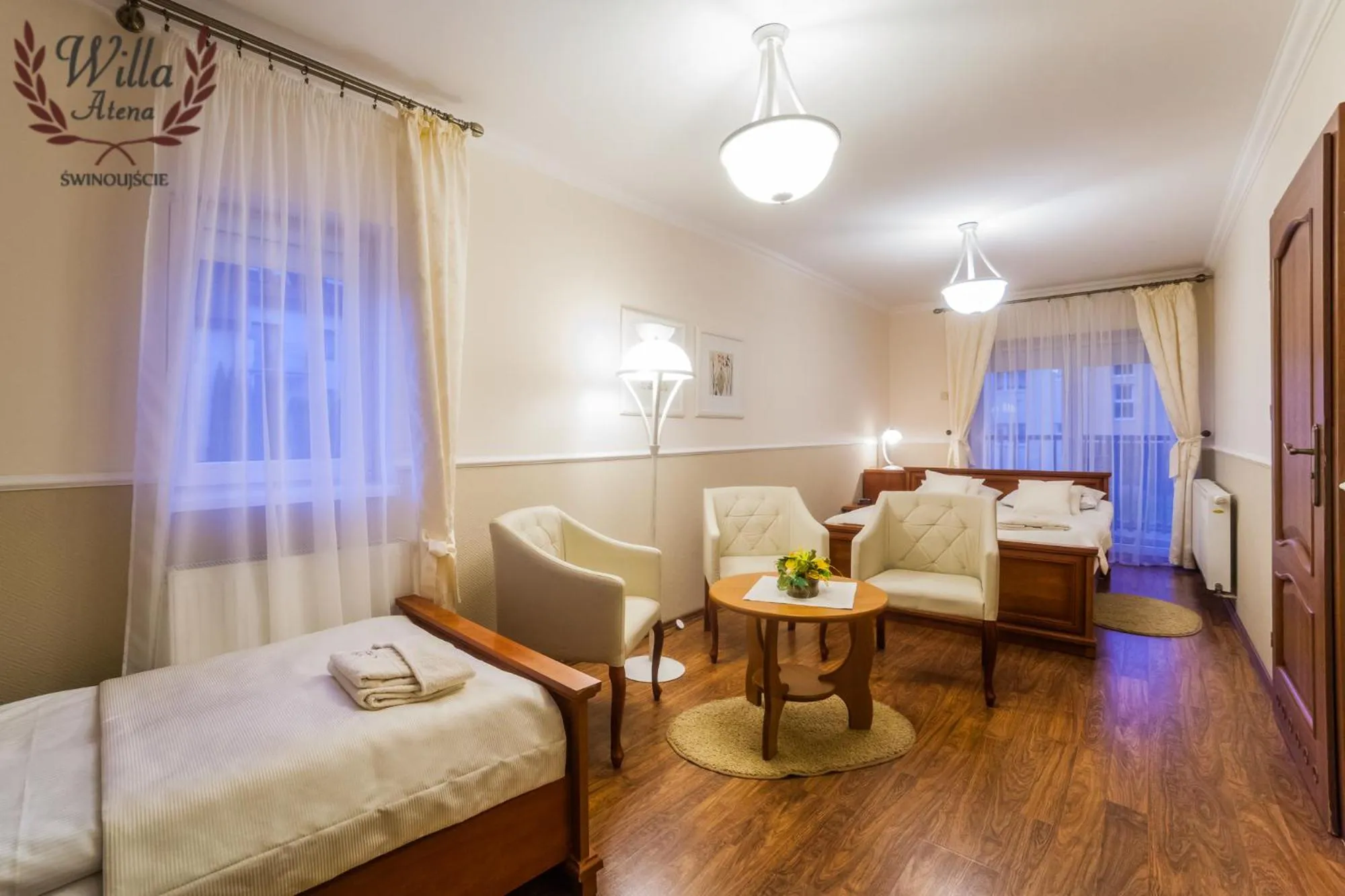 Photo of the whole room, Bed in Willa Atena