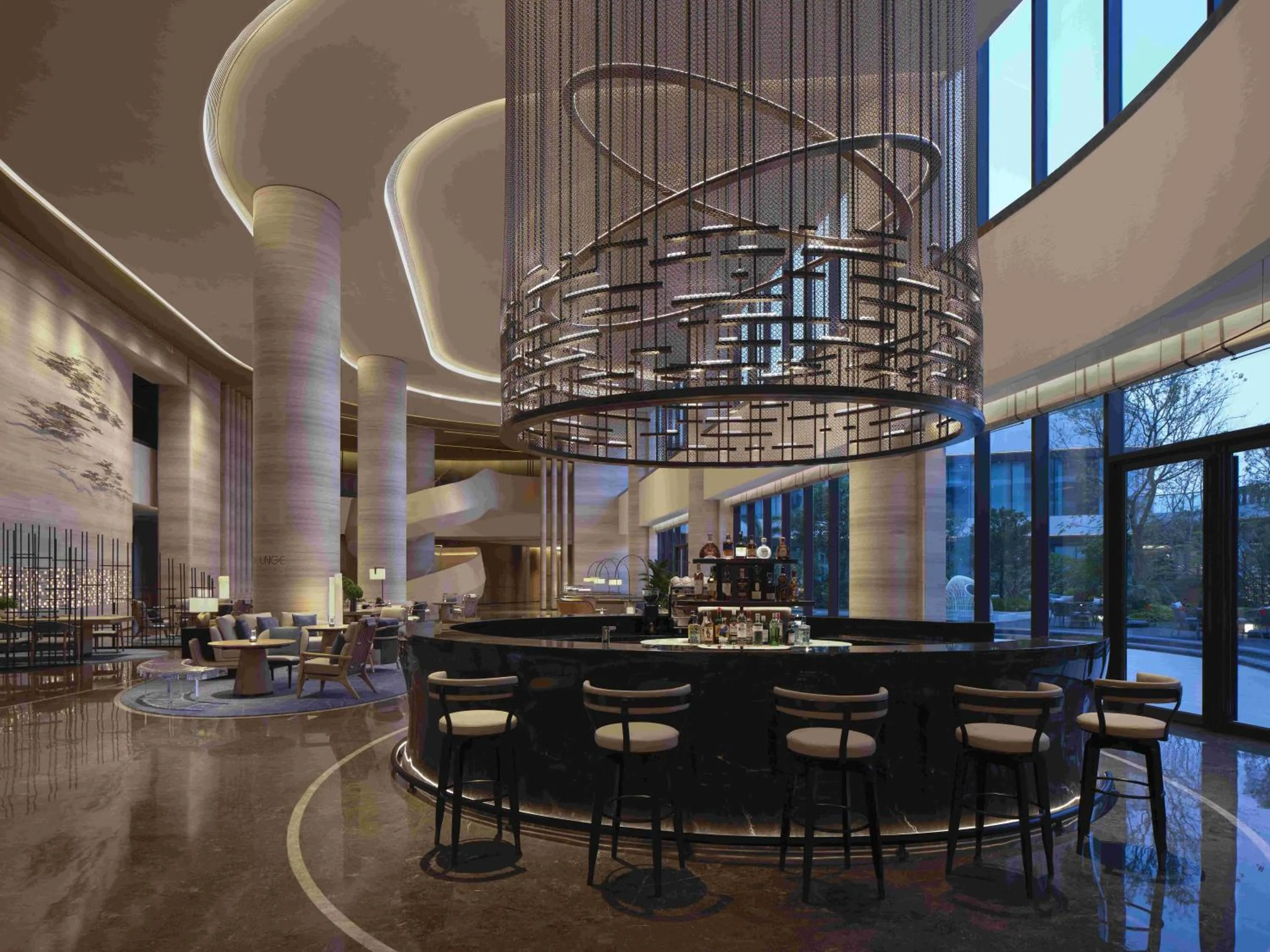 Lobby or reception in Beihai Marriott Resort