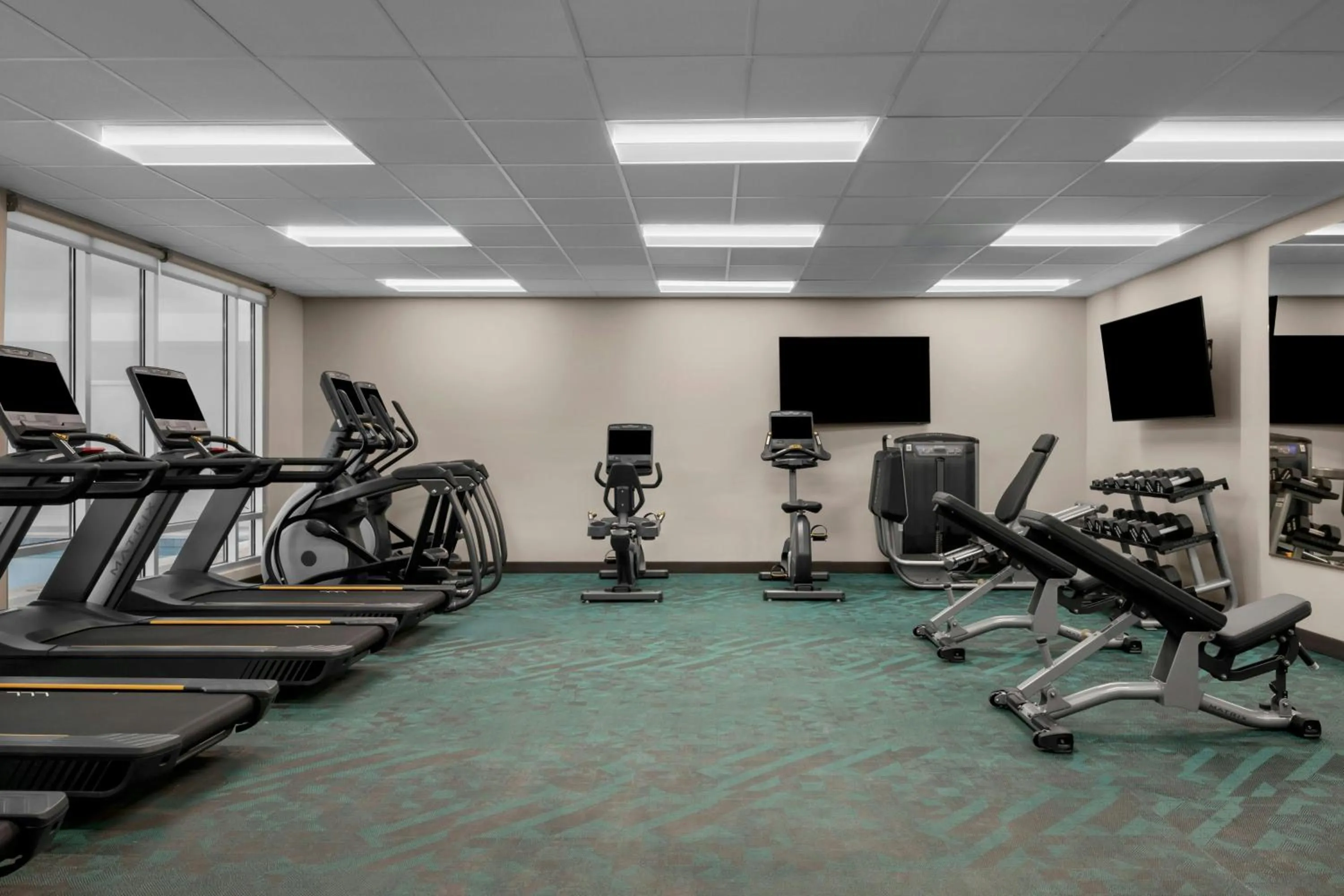 Fitness centre/facilities in TownePlace Suites by Marriott Nampa