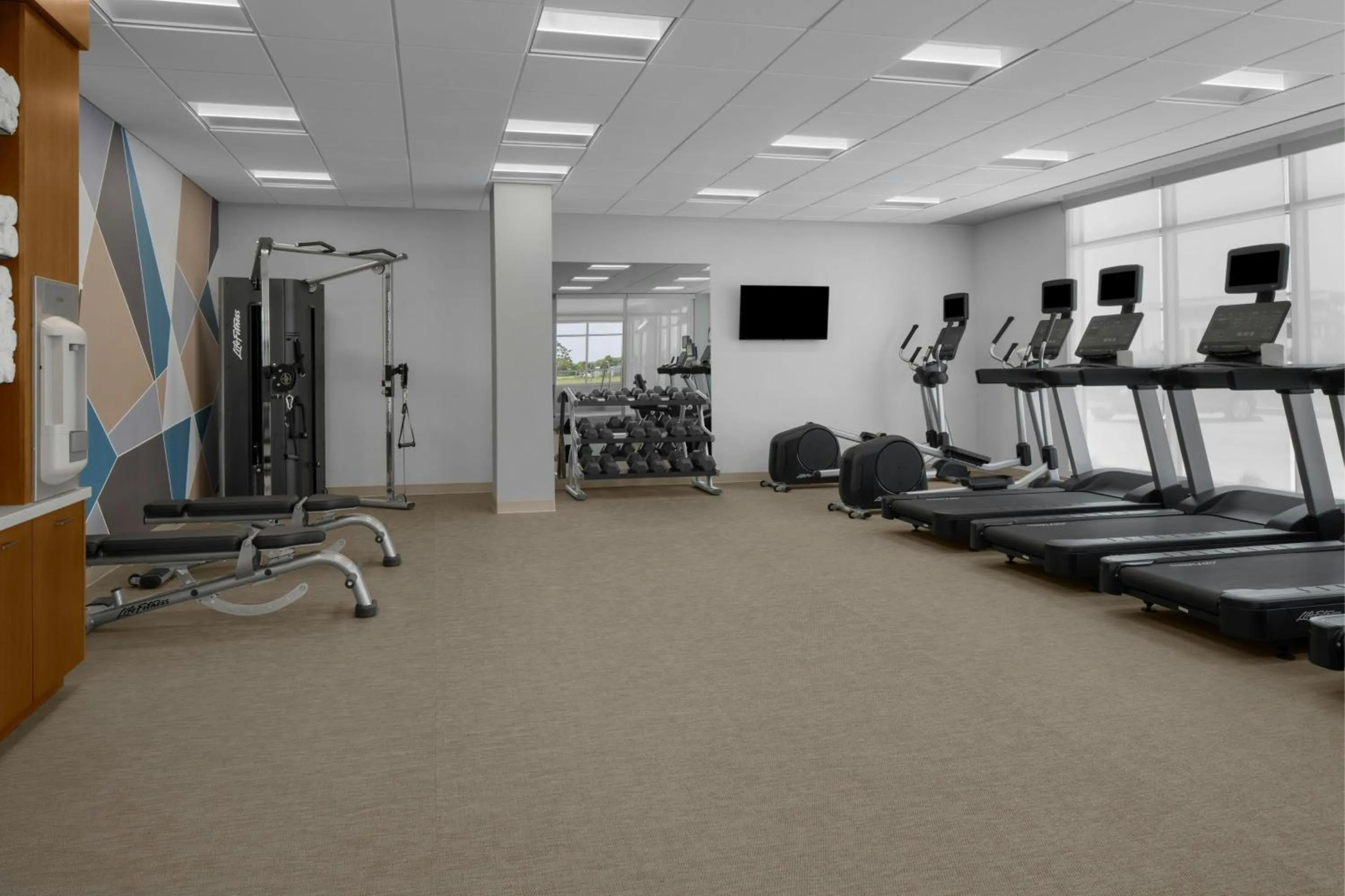 Fitness centre/facilities in SpringHill Suites by Marriott Grand Island