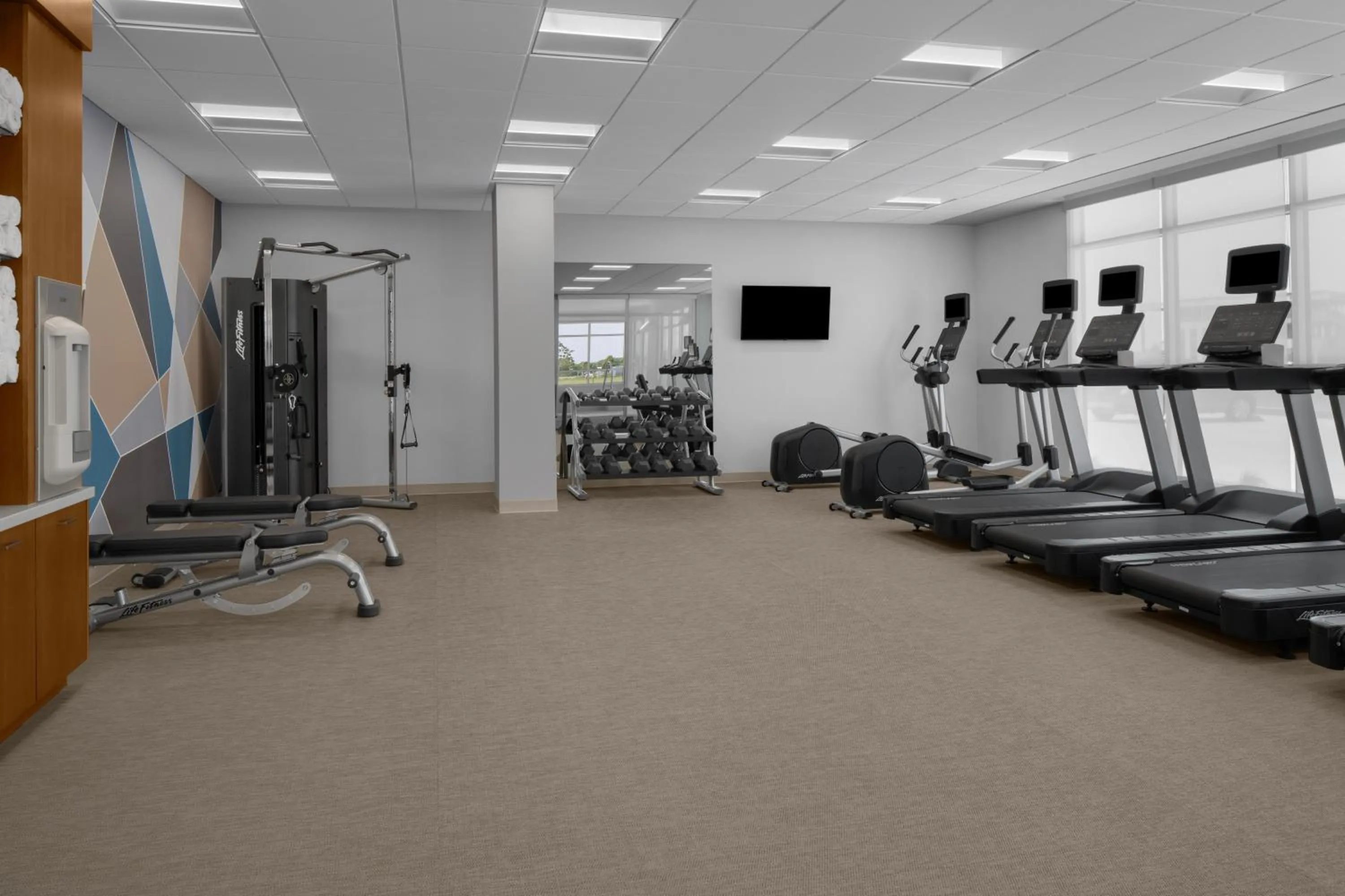 Fitness centre/facilities in SpringHill Suites by Marriott Grand Island