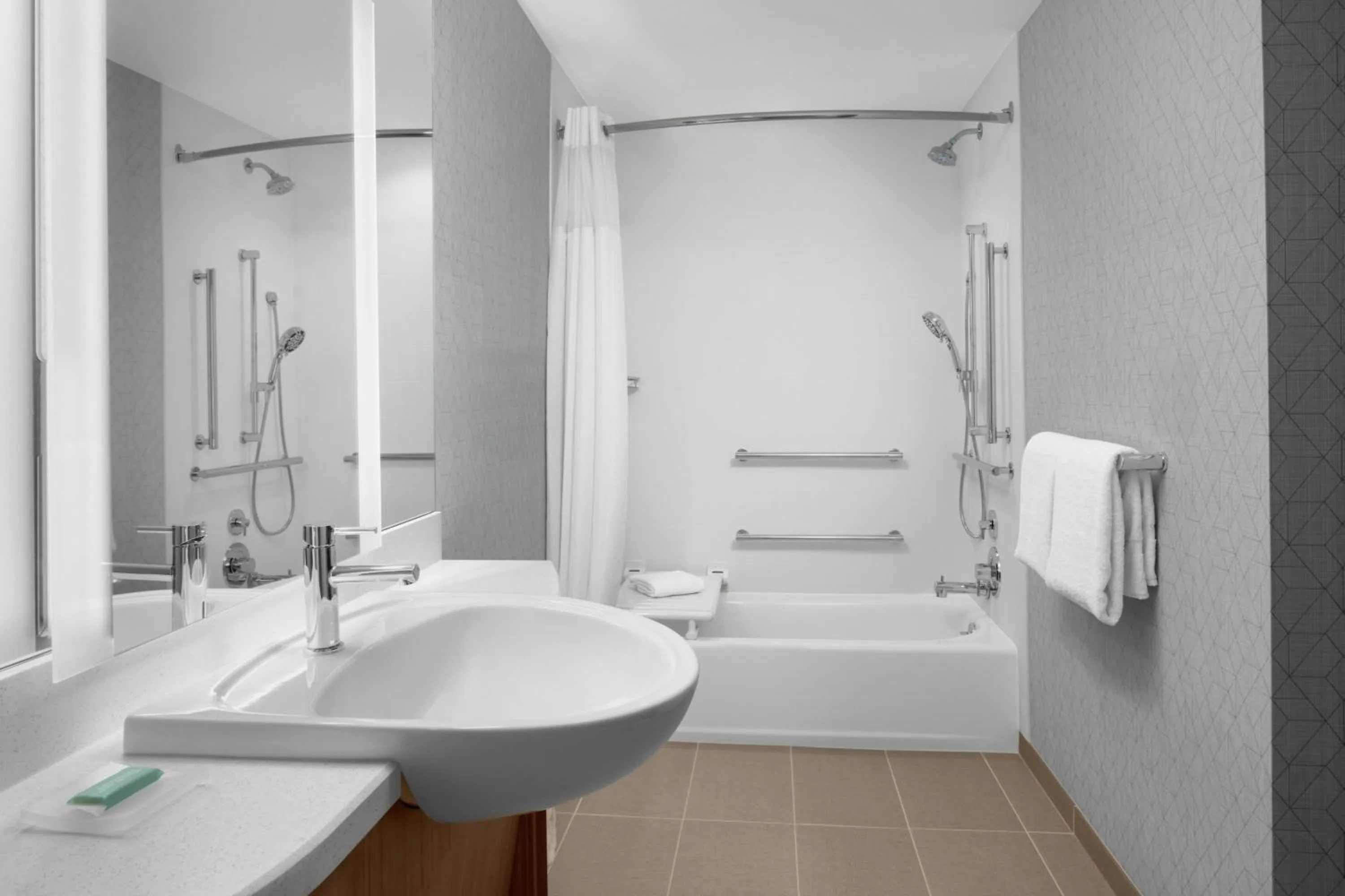 Bathroom in SpringHill Suites by Marriott Grand Island