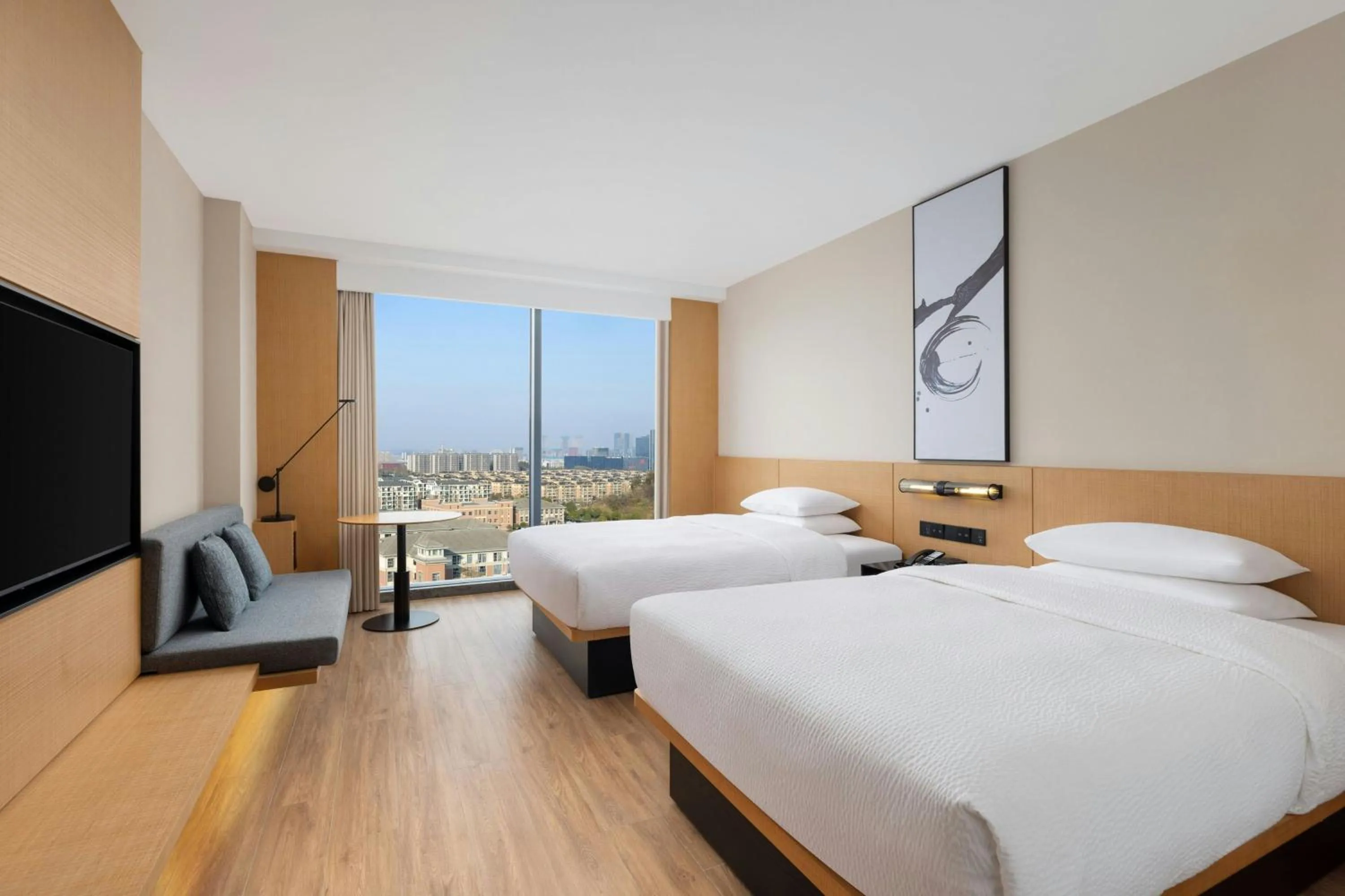 Photo of the whole room, Bed in Fairfield by Marriott Hangzhou Yuhang
