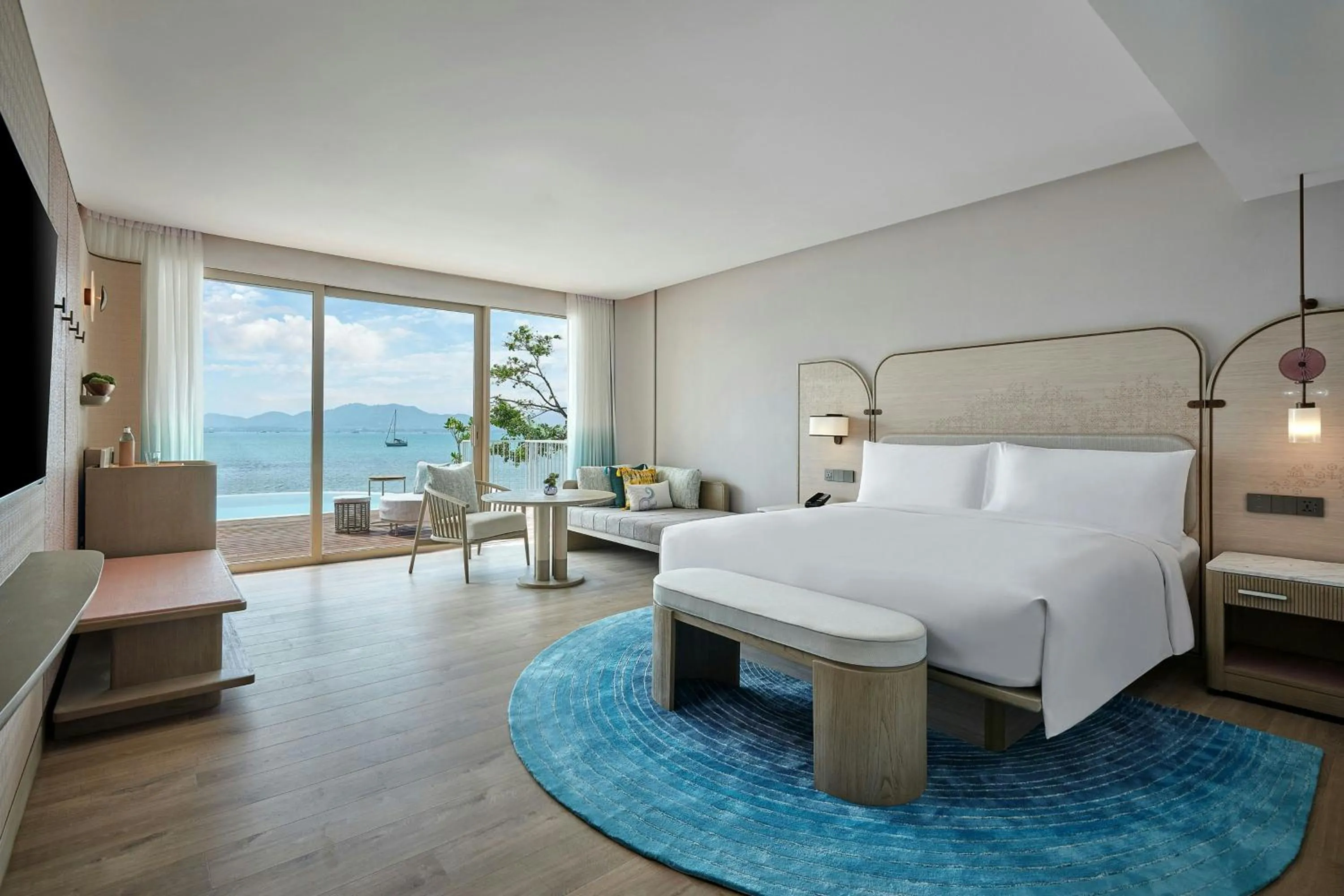Swimming pool, Bed in Veranda Resort Phuket, Autograph Collection