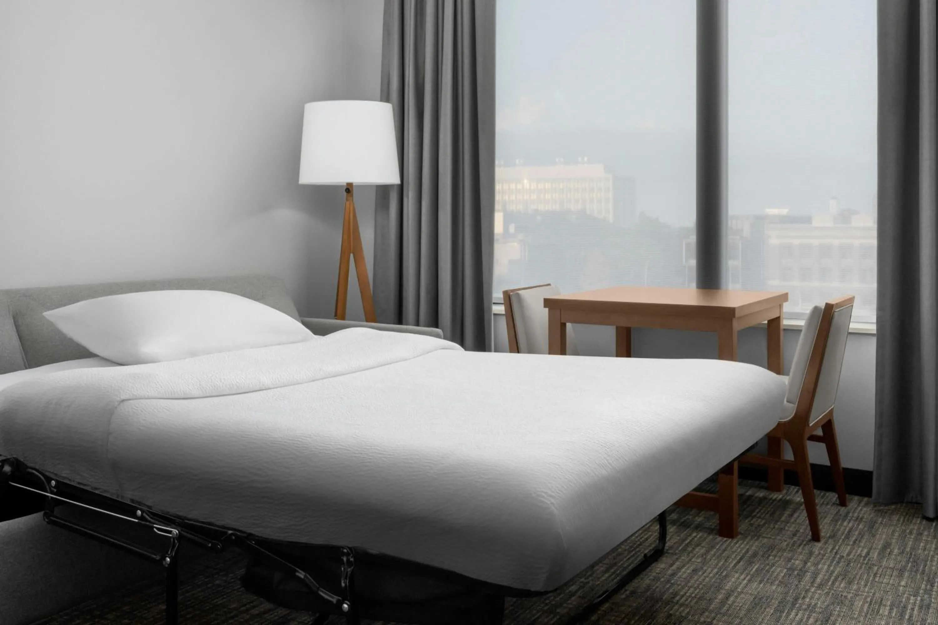 Photo of the whole room, Bed in Residence Inn by Marriott Lincoln Downtown