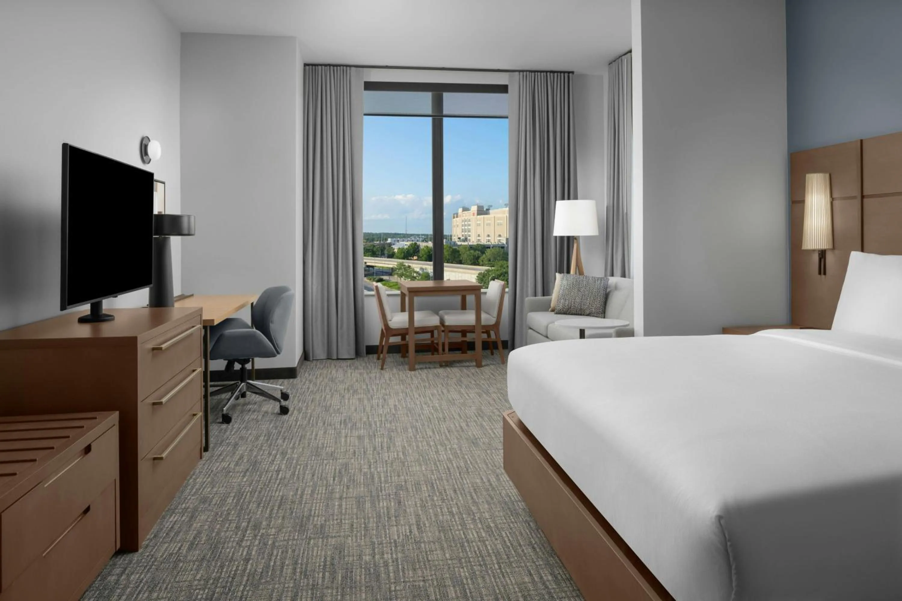 Photo of the whole room, Bed in Residence Inn by Marriott Lincoln Downtown