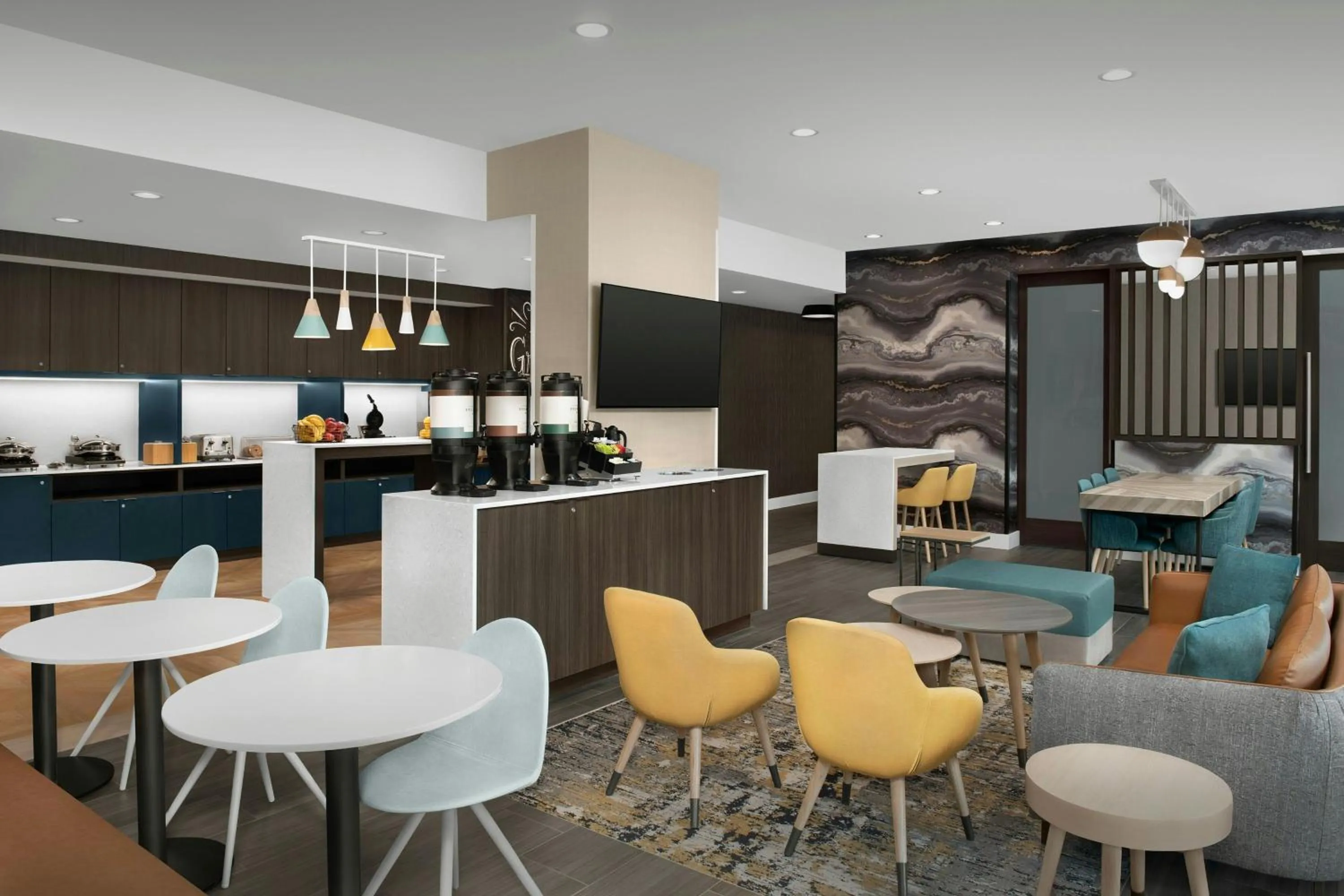 Breakfast in TownePlace Suites By Marriott Lake City