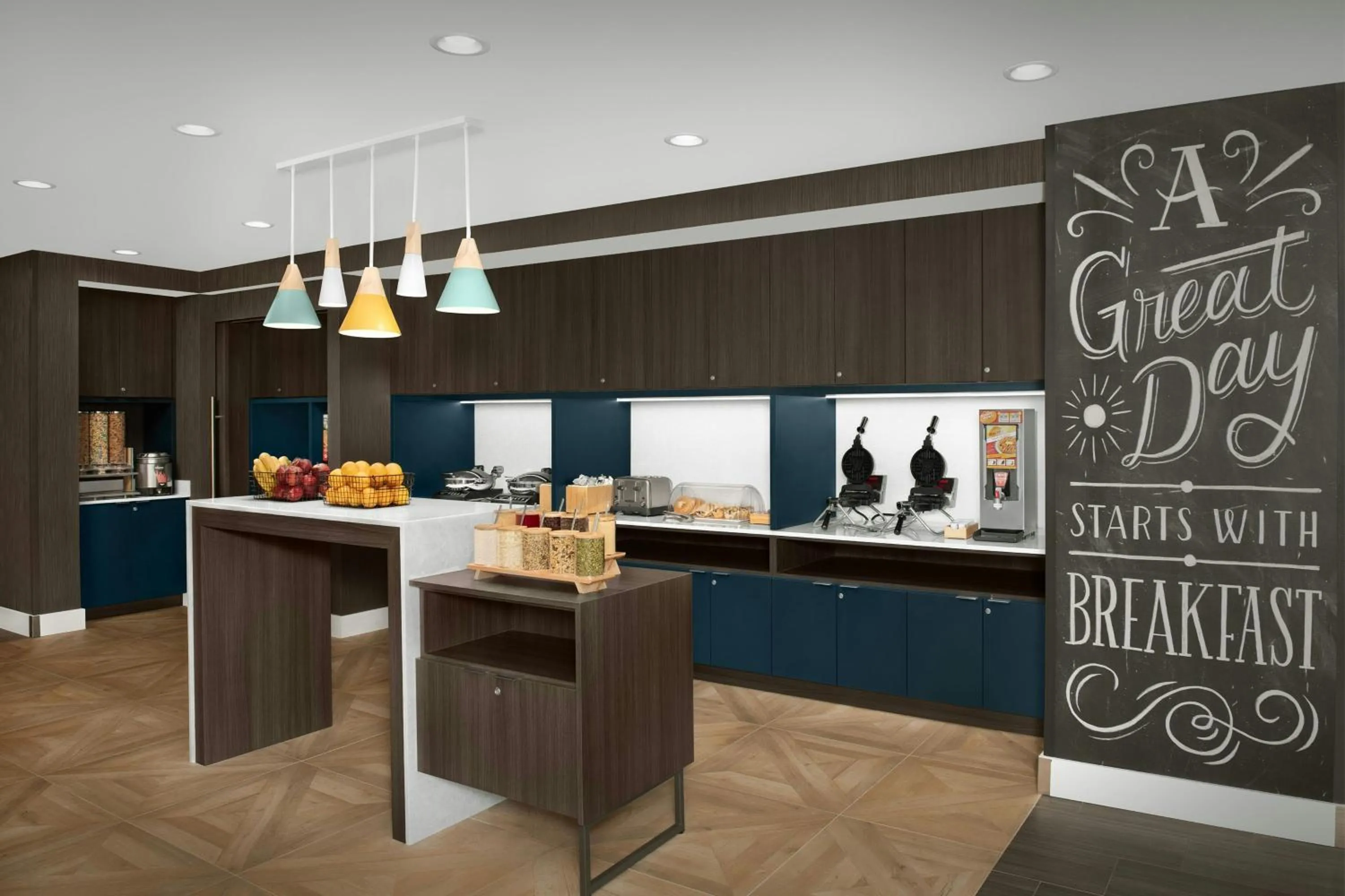 Breakfast in TownePlace Suites By Marriott Lake City