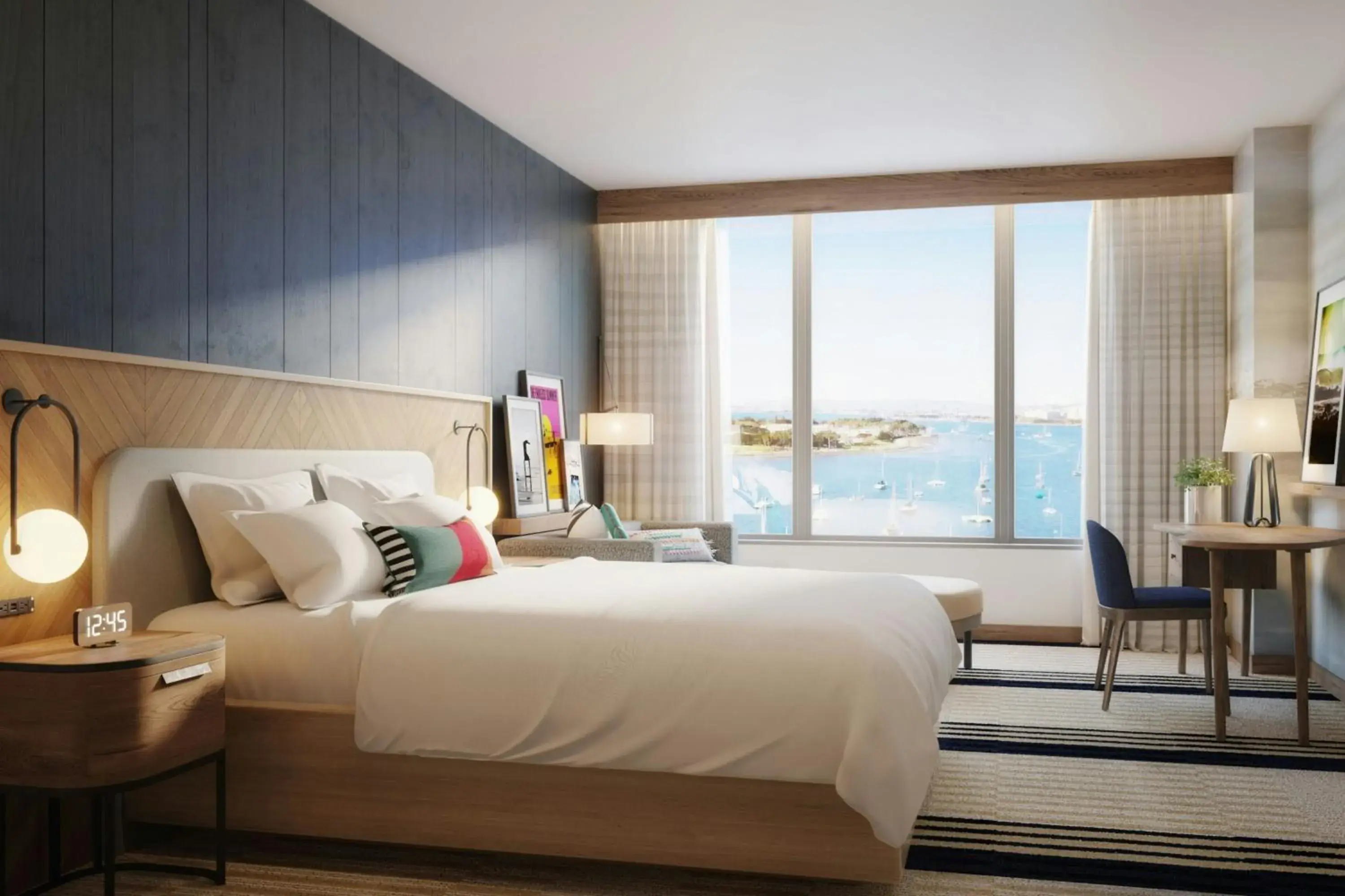 Corner King Room with Sofa Bed and Bay View in Gaylord Pacific Resort & Convention Center Corner King Room with Sofa Bed and Bay View in Gaylord Pacific Resort & Convention Center