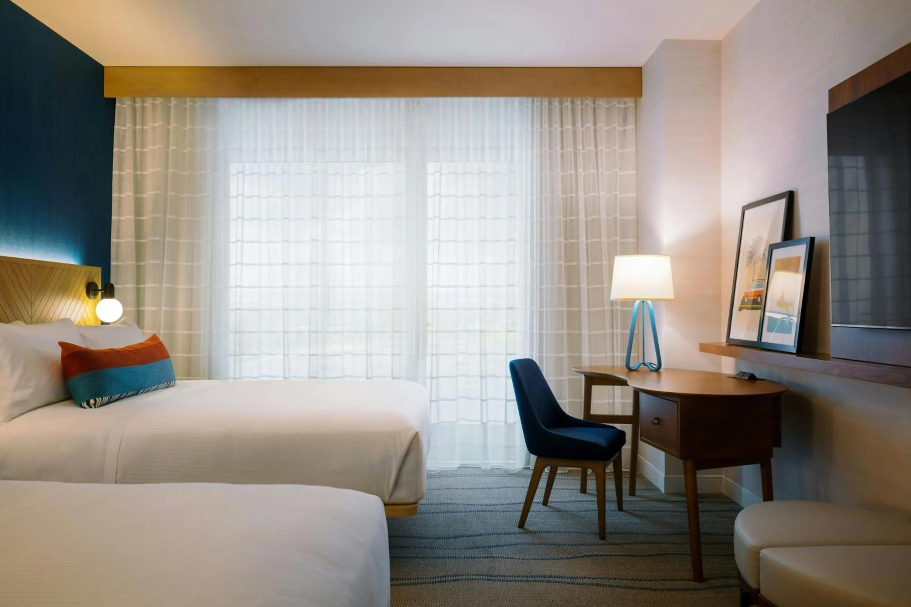 Queen Room with Two Queen Beds and Balcony - Ocean View in Gaylord Pacific Resort & Convention Center