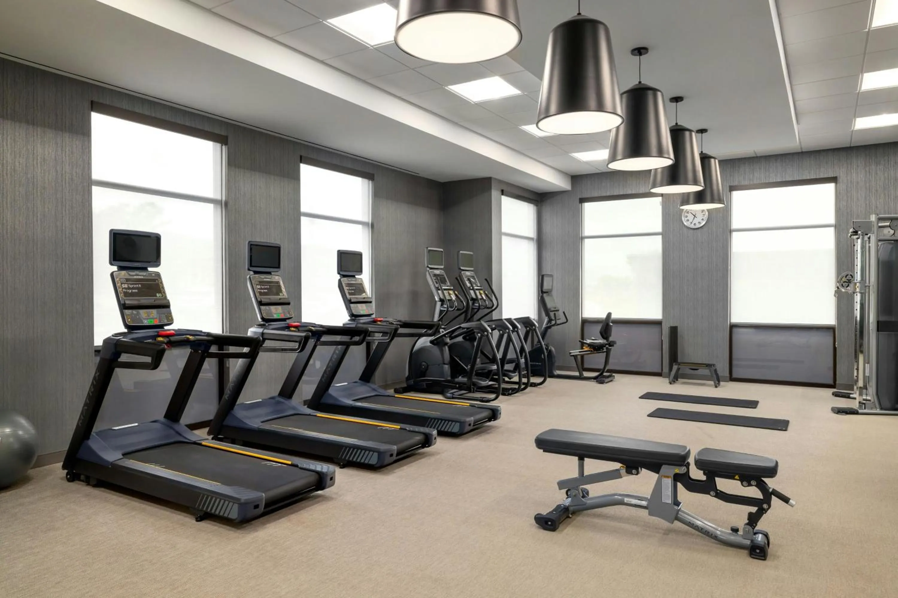 Fitness centre/facilities in SpringHill Suites by Marriott San Luis Obispo
