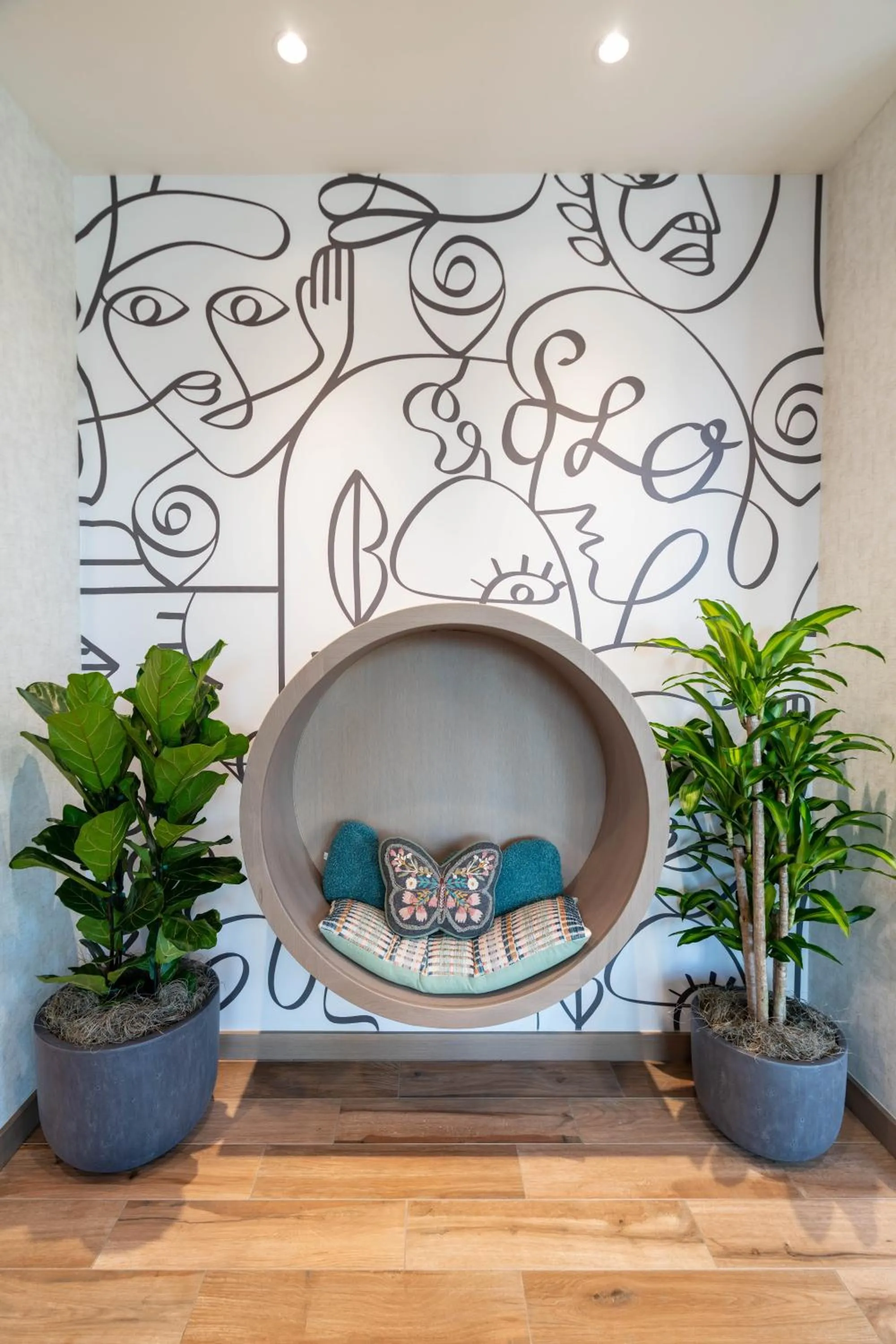 Decorative detail in SpringHill Suites by Marriott San Luis Obispo