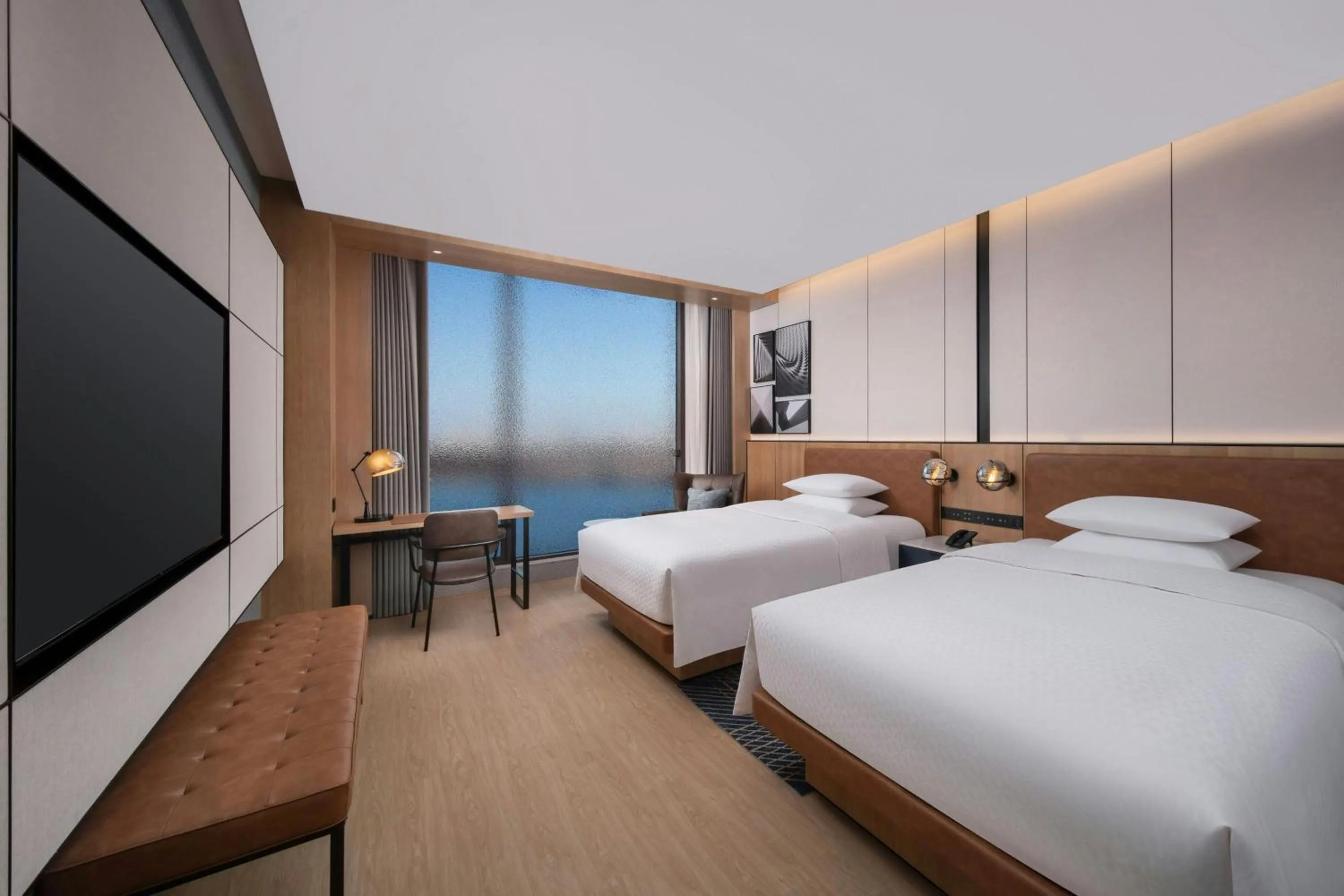 Photo of the whole room, Bed in Four Points by Sheraton Yancheng, Jianhu